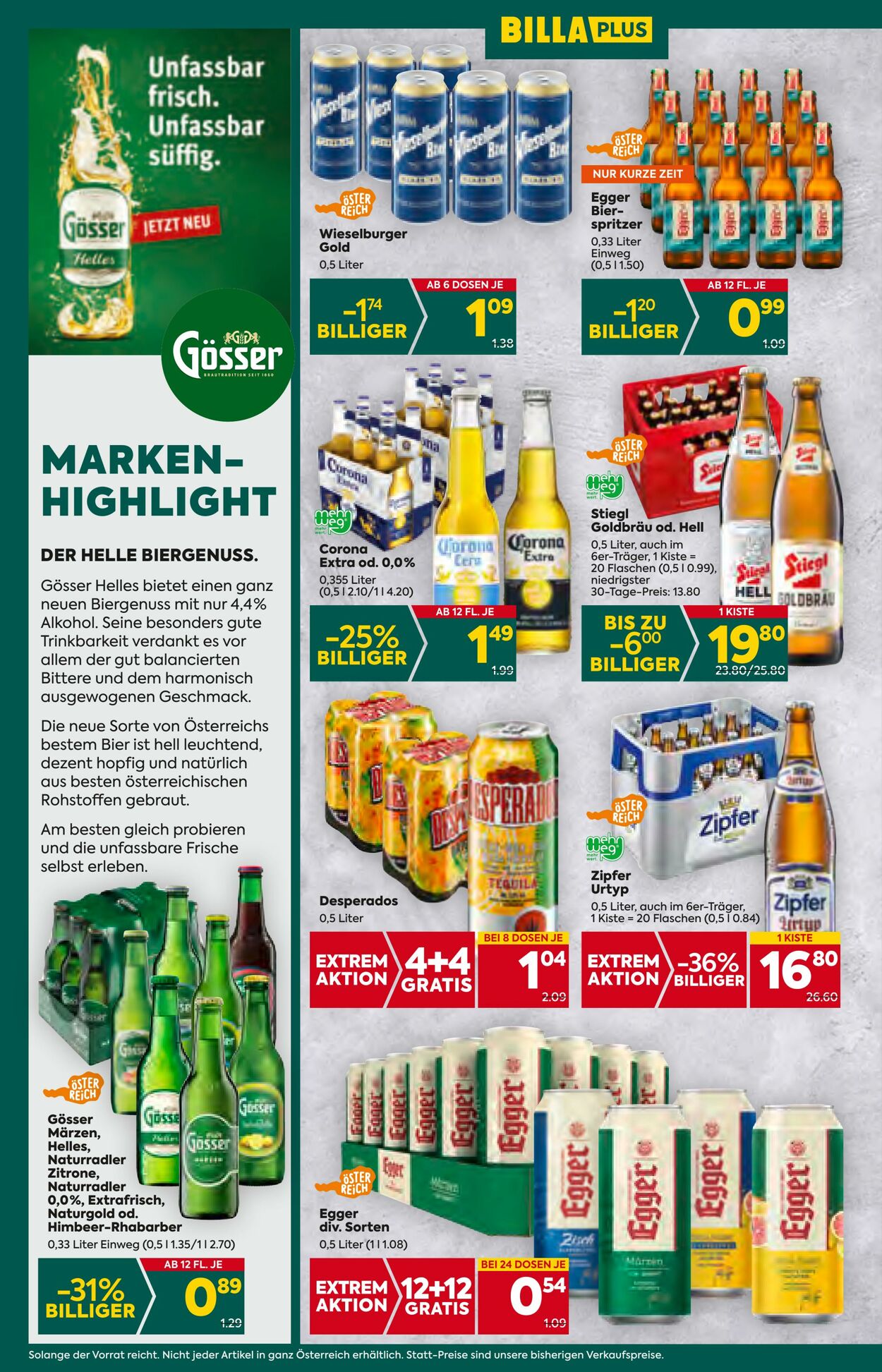 Prospekt BILLA PLUS 06.07.2023 - 12.07.2023