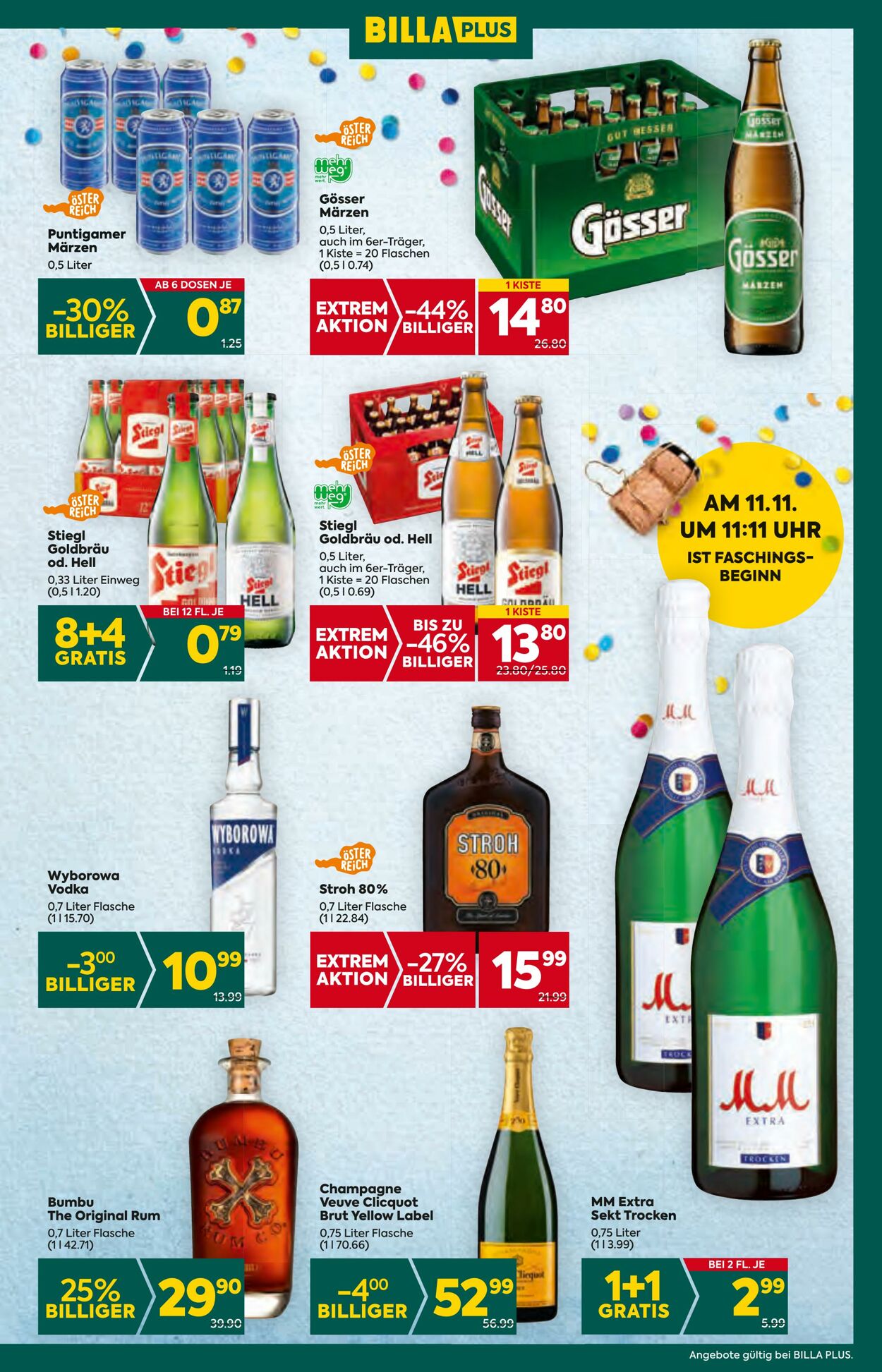Prospekt BILLA PLUS 09.11.2023 - 15.11.2023