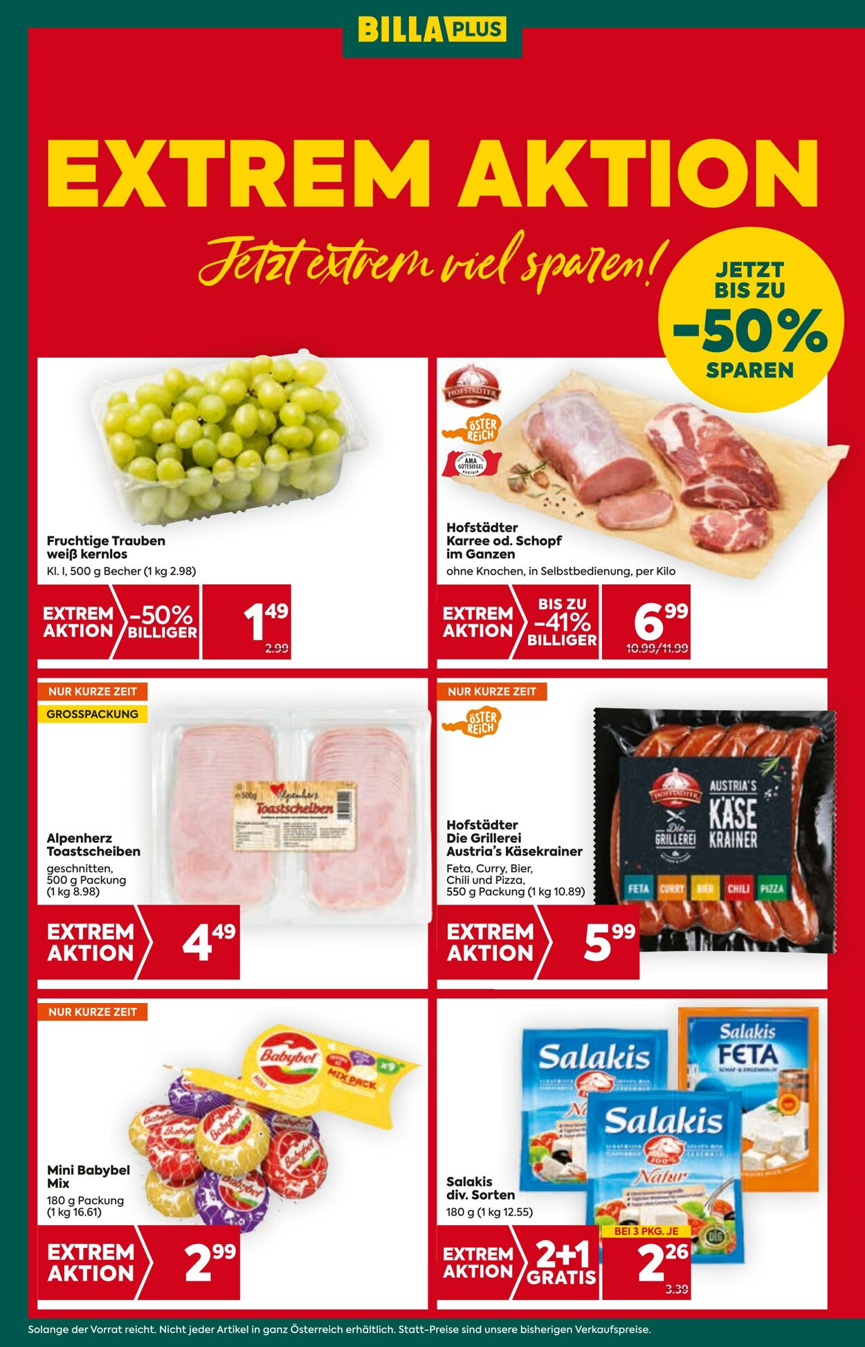 Prospekt BILLA PLUS 17.08.2023 - 23.08.2023