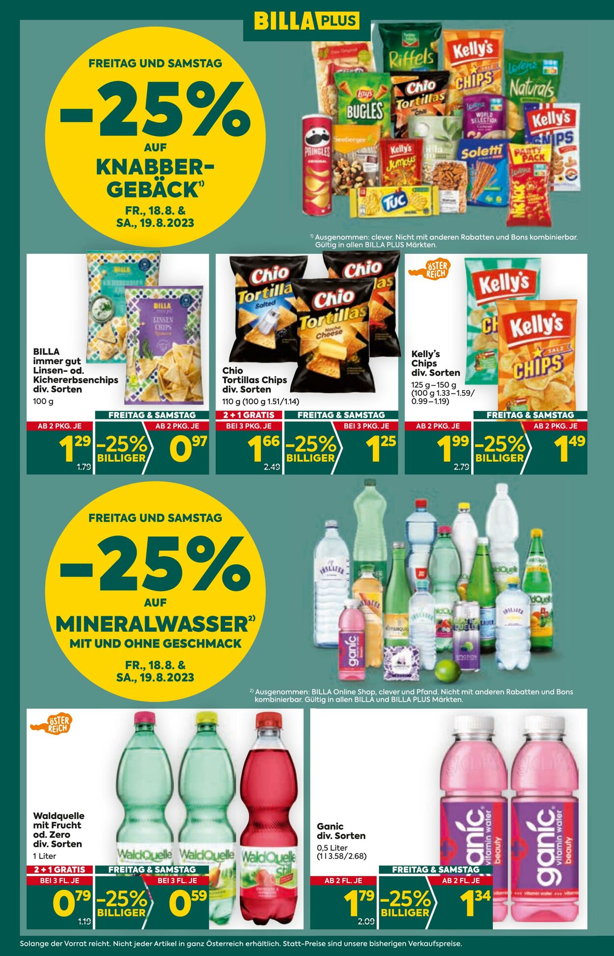 Prospekt BILLA PLUS 17.08.2023 - 23.08.2023