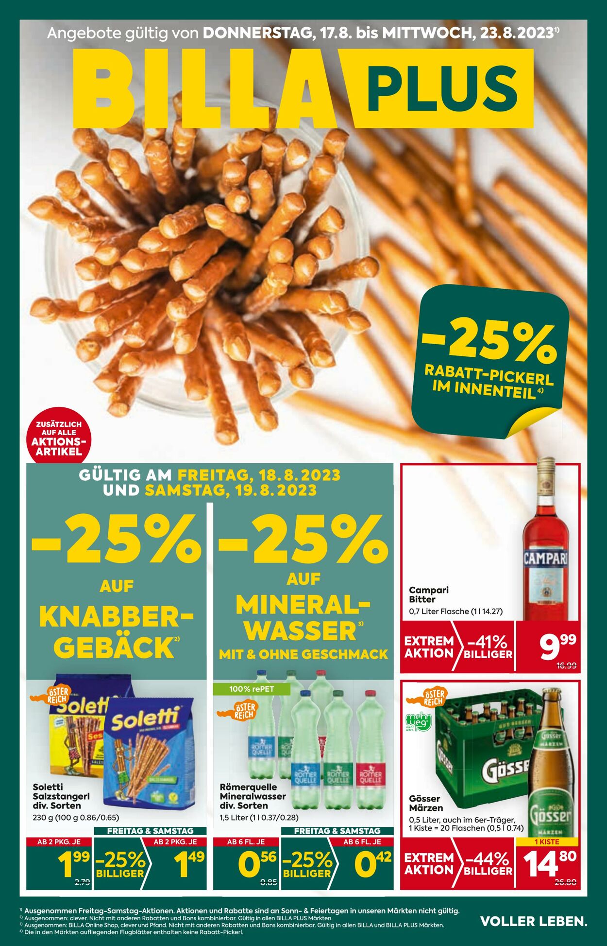 Prospekt BILLA PLUS 17.08.2023 - 23.08.2023