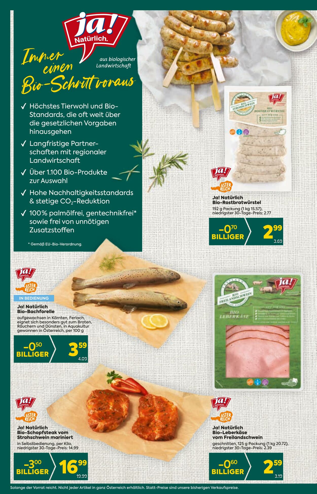 Prospekt BILLA PLUS 17.08.2023 - 23.08.2023