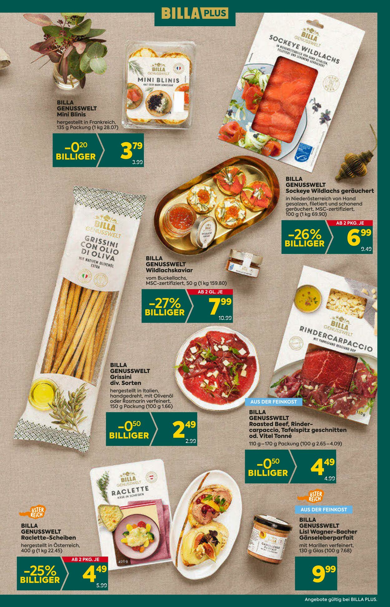 Prospekt BILLA PLUS 23.11.2023 - 29.11.2023