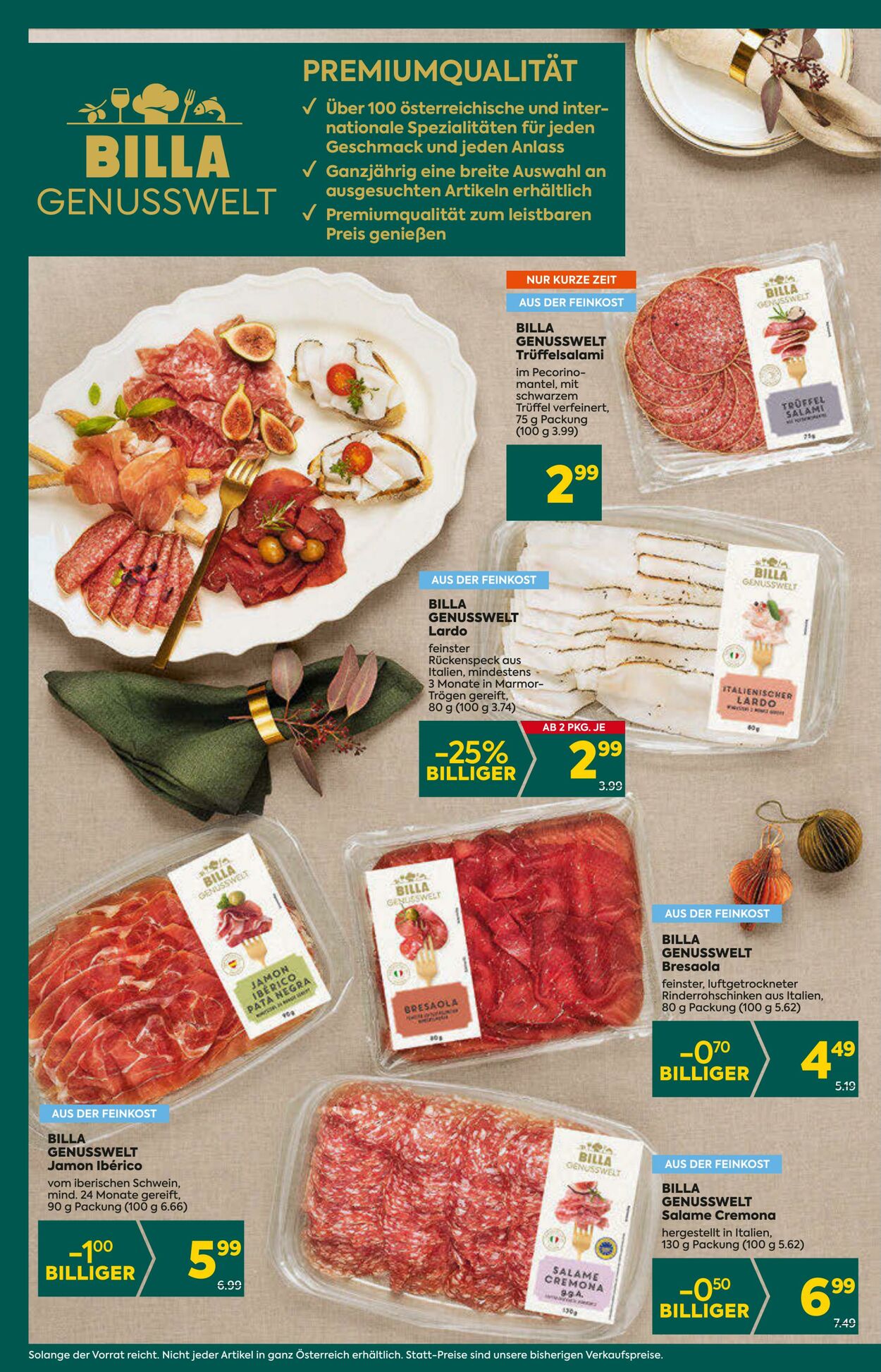 Prospekt BILLA PLUS 23.11.2023 - 29.11.2023
