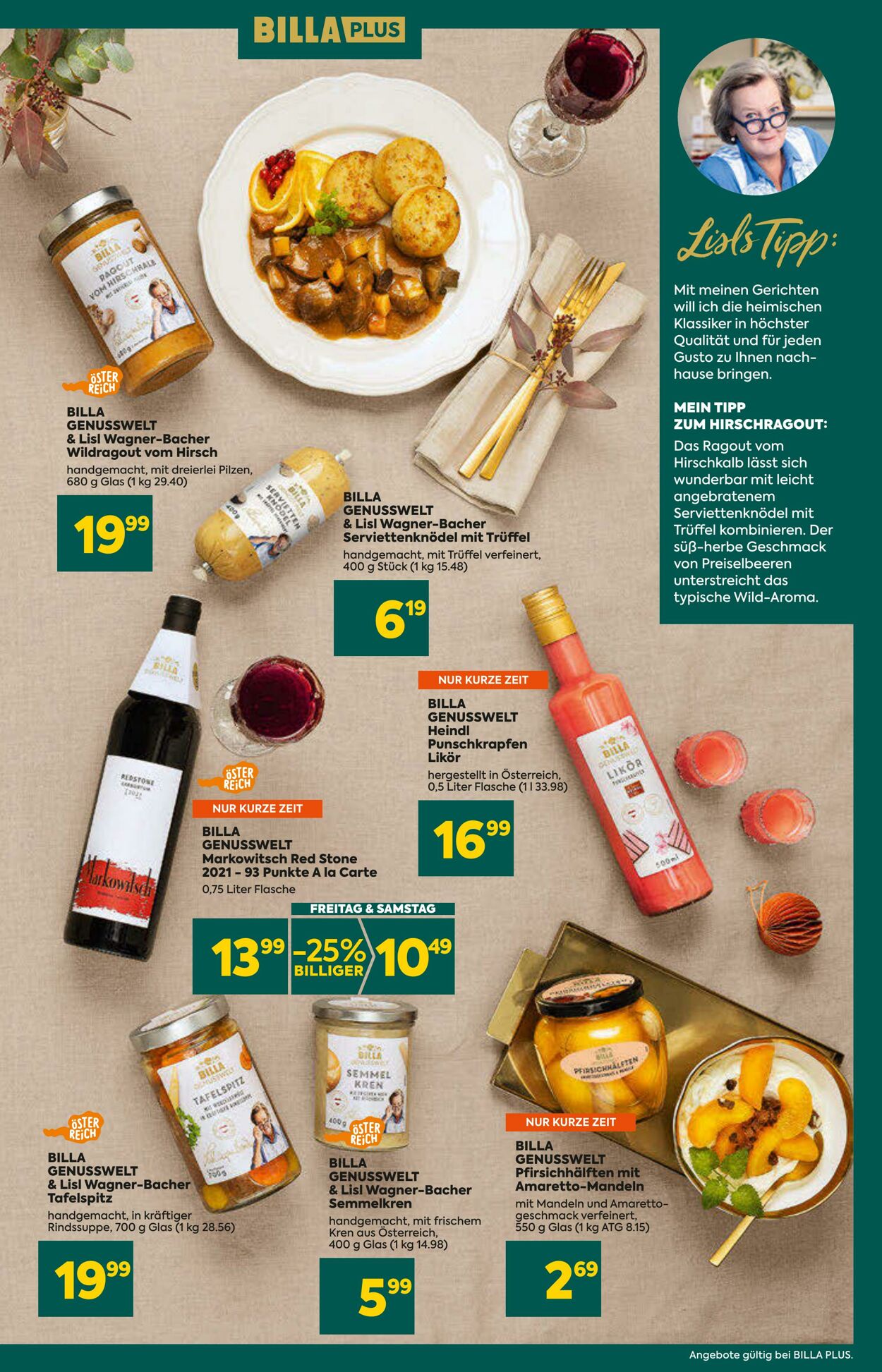 Prospekt BILLA PLUS 23.11.2023 - 29.11.2023