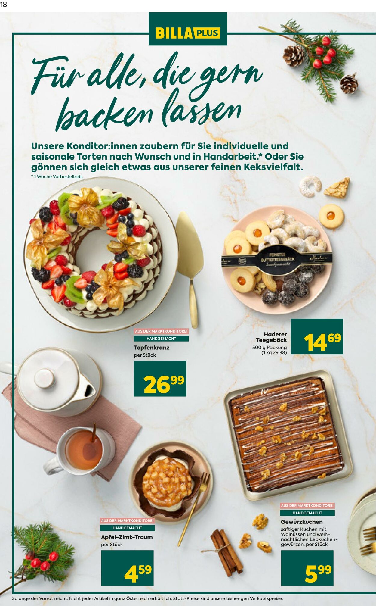 Prospekt BILLA PLUS 25.10.2023 - 22.11.2023