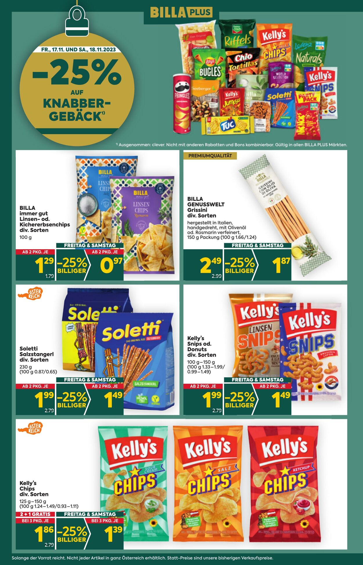 Prospekt BILLA PLUS 16.11.2023 - 22.11.2023