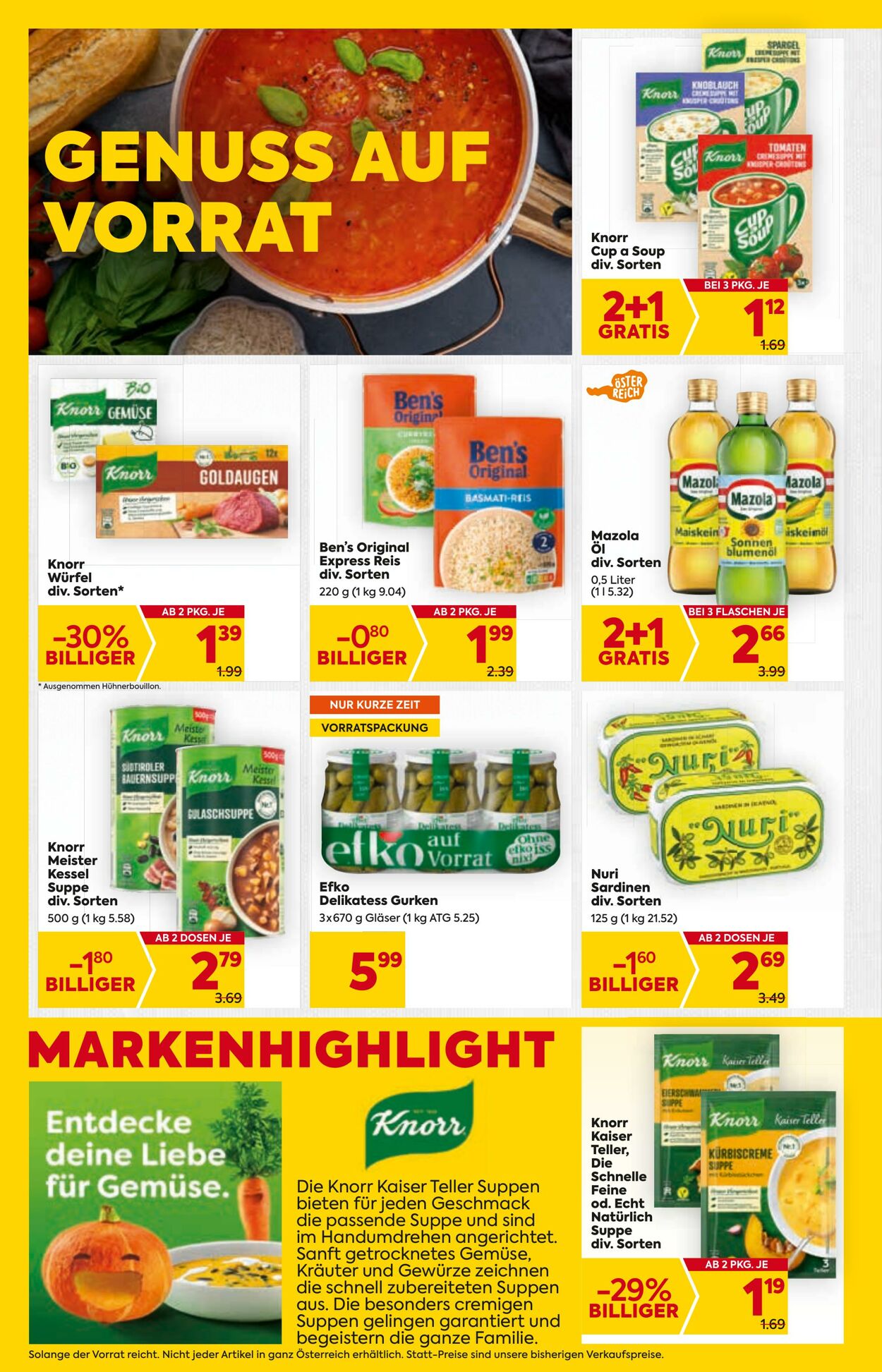 Prospekt Billa 12.10.2023 - 18.10.2023
