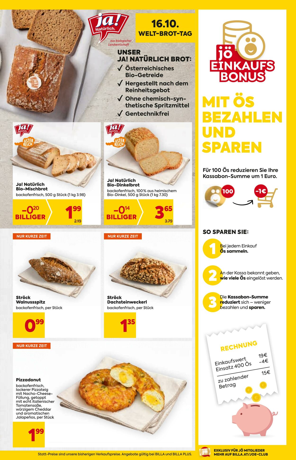 Prospekt Billa 12.10.2023 - 18.10.2023