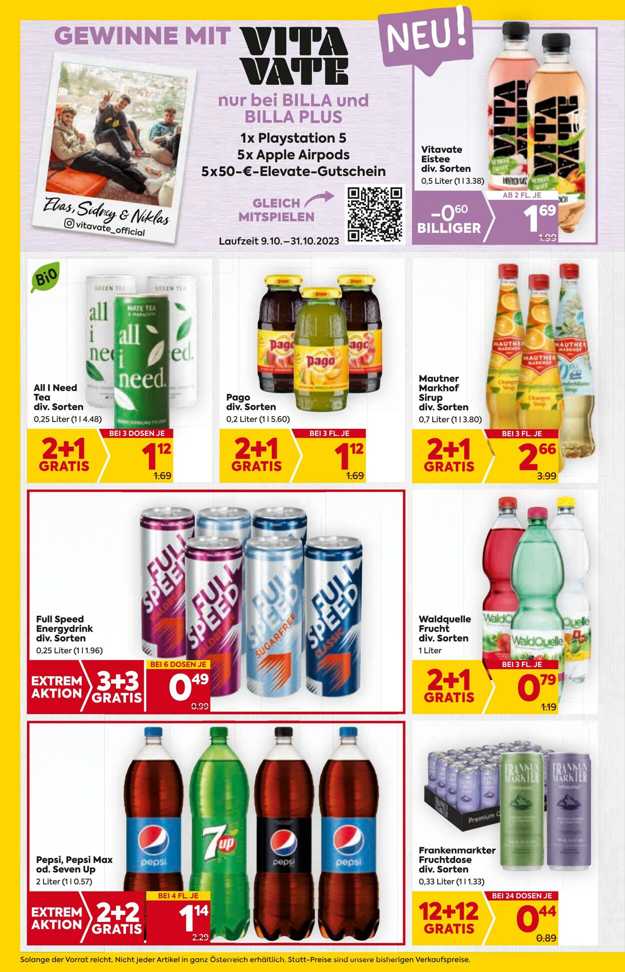 Prospekt Billa 12.10.2023 - 18.10.2023