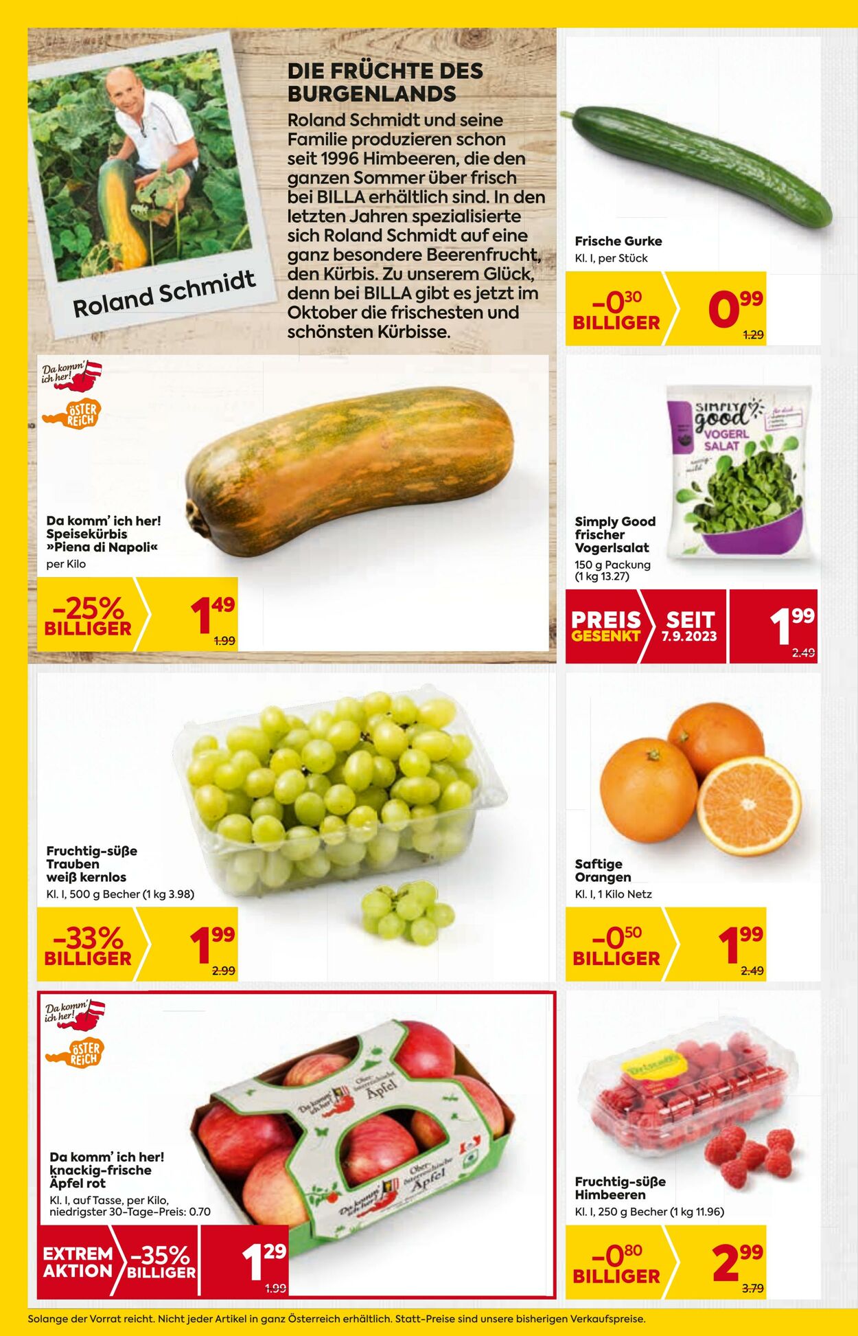 Prospekt Billa 12.10.2023 - 18.10.2023