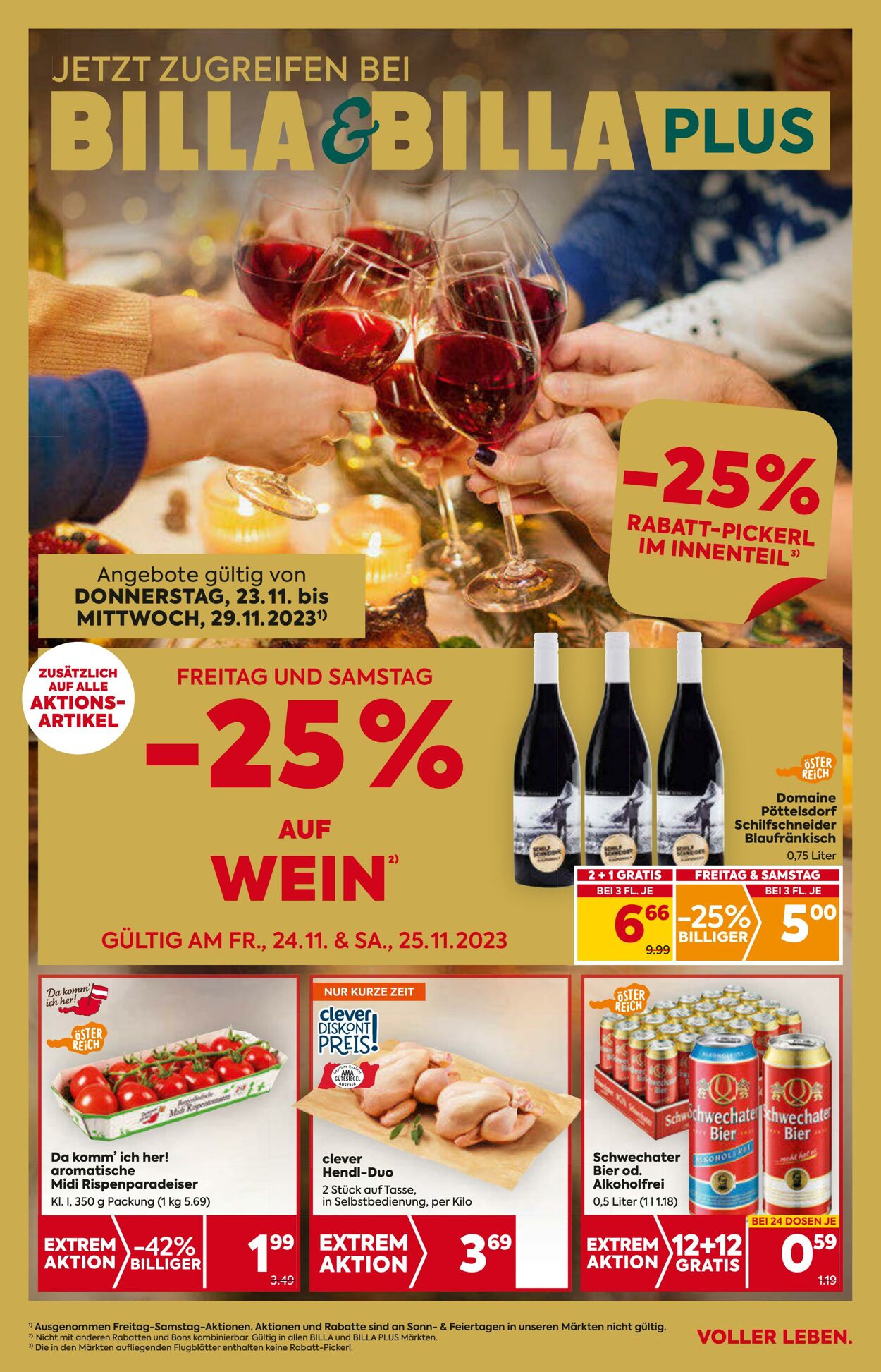 Prospekt Billa 23.11.2023 - 29.11.2023