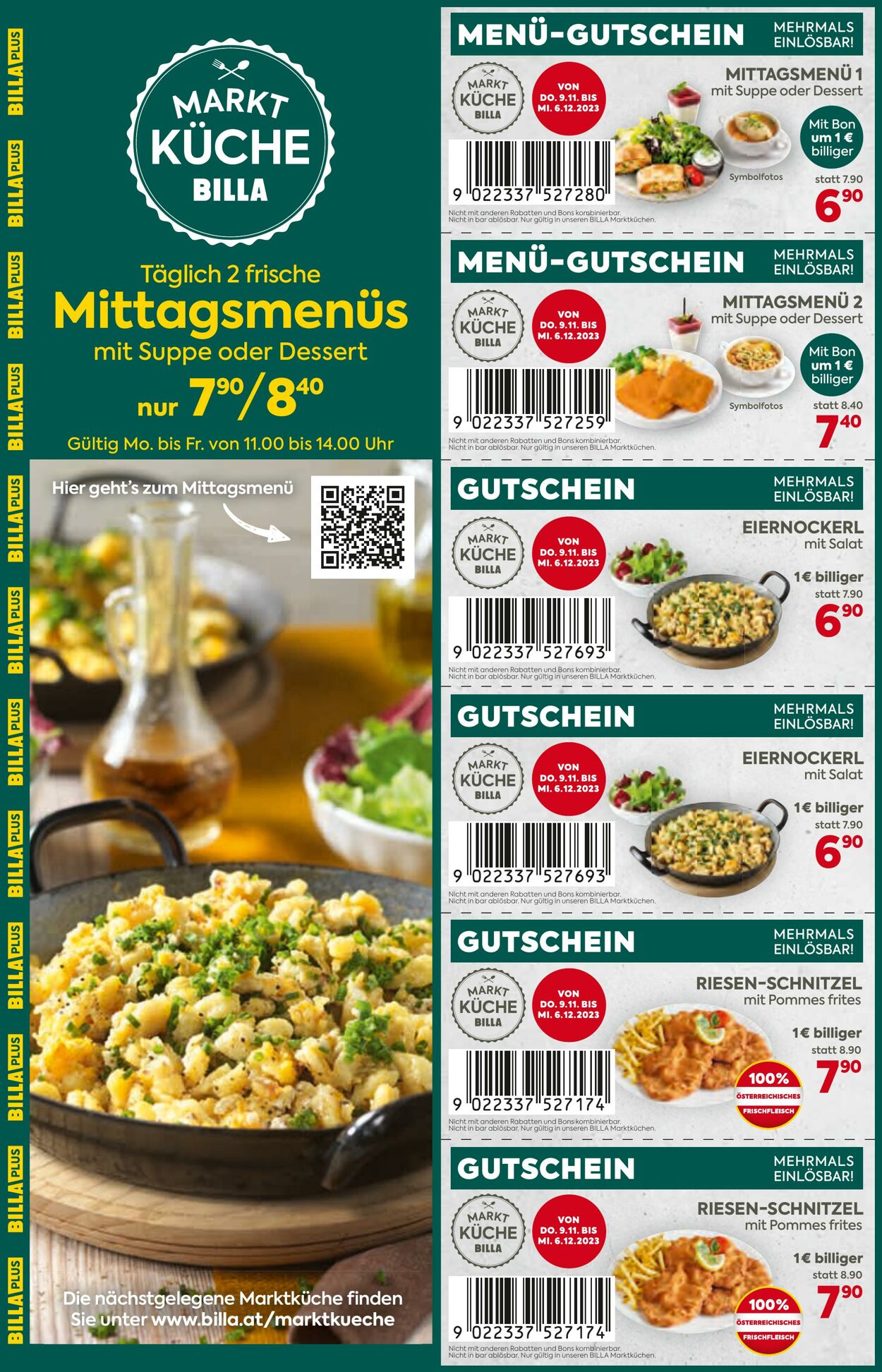 Prospekt Billa 09.11.2023 - 15.11.2023