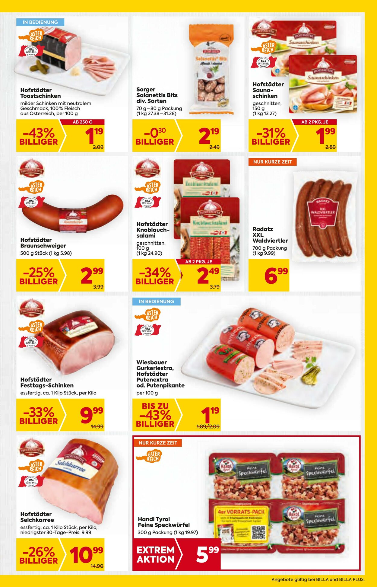 Prospekt Billa 09.11.2023 - 15.11.2023