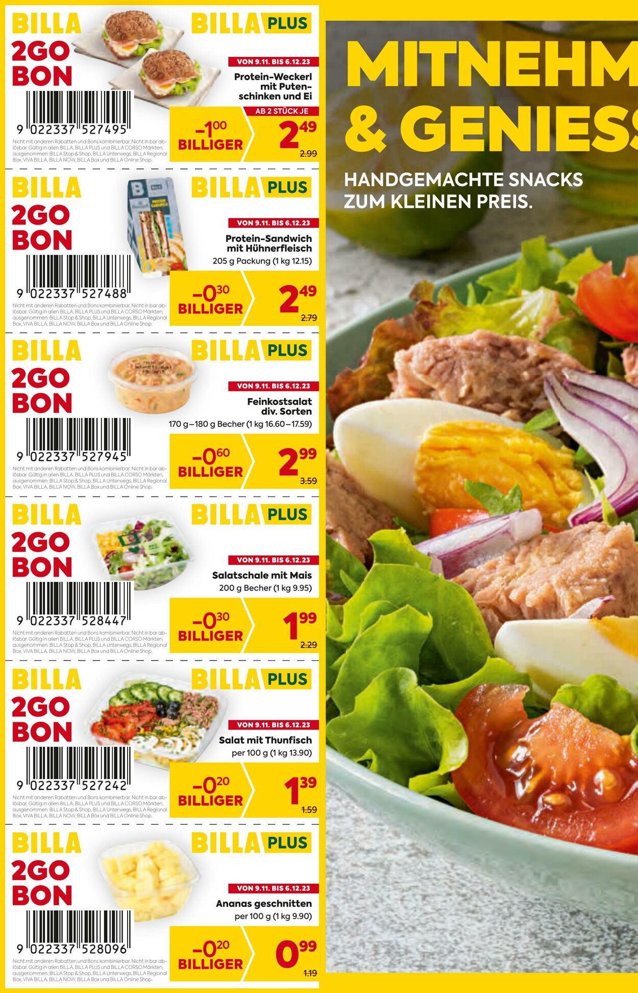Prospekt Billa 09.11.2023 - 15.11.2023