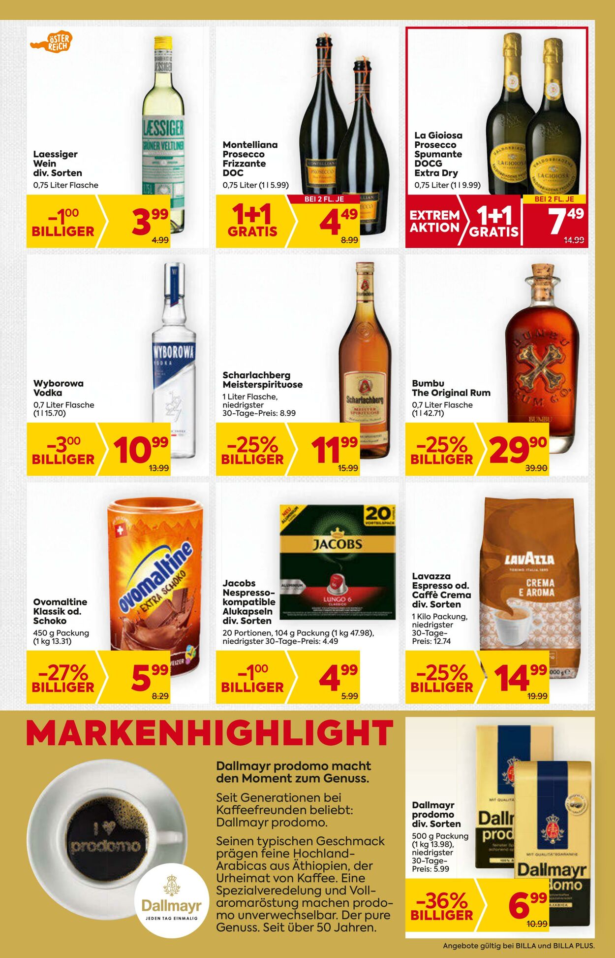 Prospekt Billa 16.11.2023 - 22.11.2023