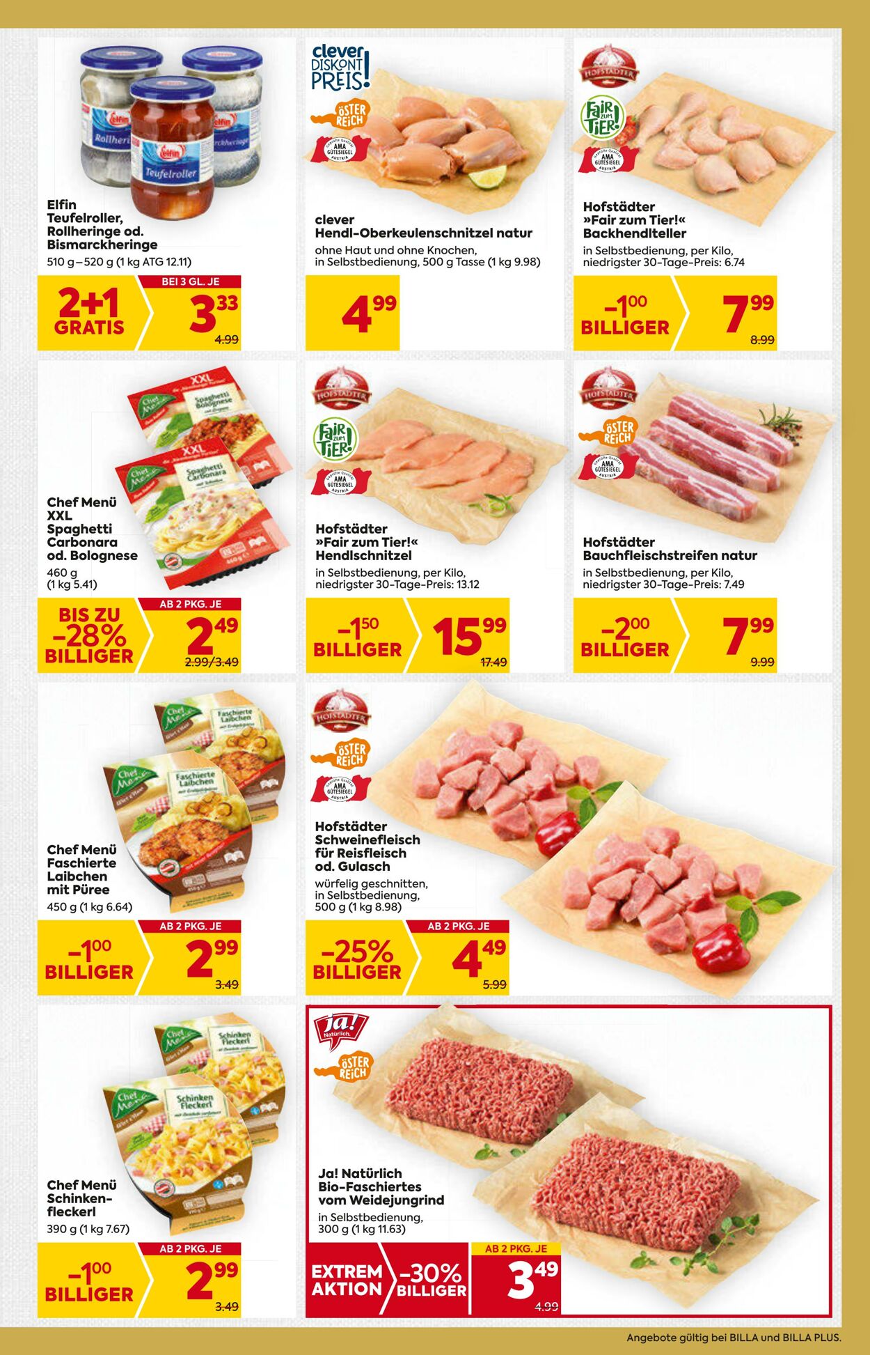 Prospekt Billa 16.11.2023 - 22.11.2023
