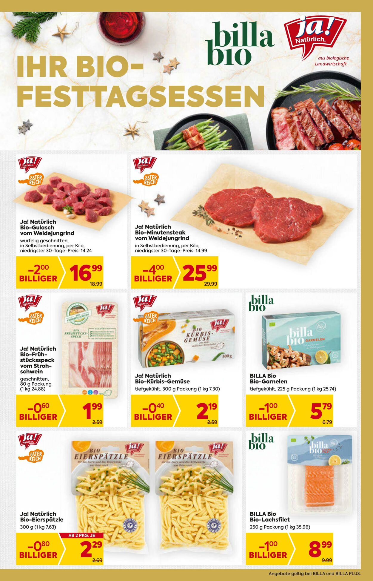 Prospekt Billa 16.11.2023 - 22.11.2023
