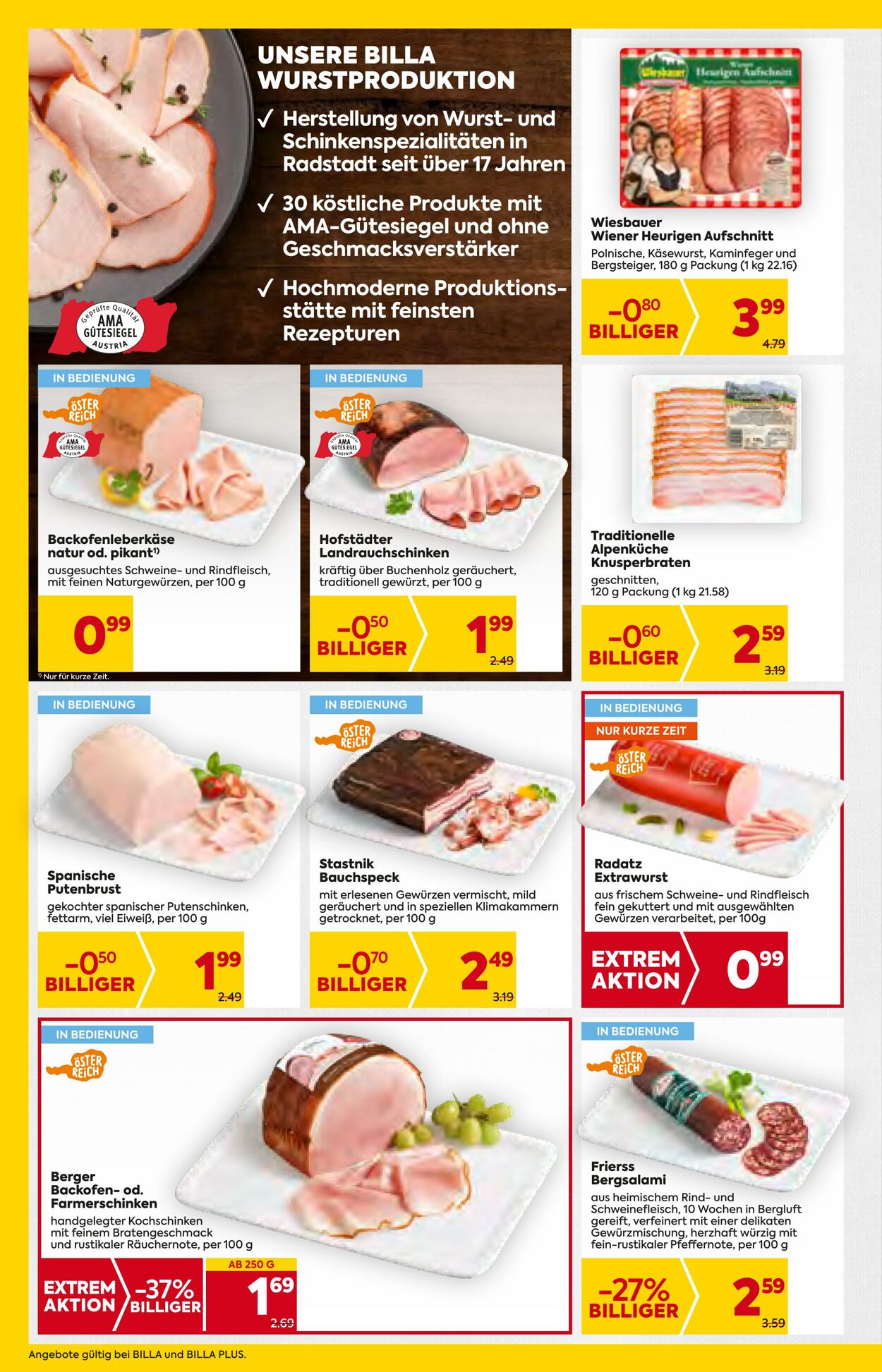 Prospekt Billa 25.10.2023 - 31.10.2023