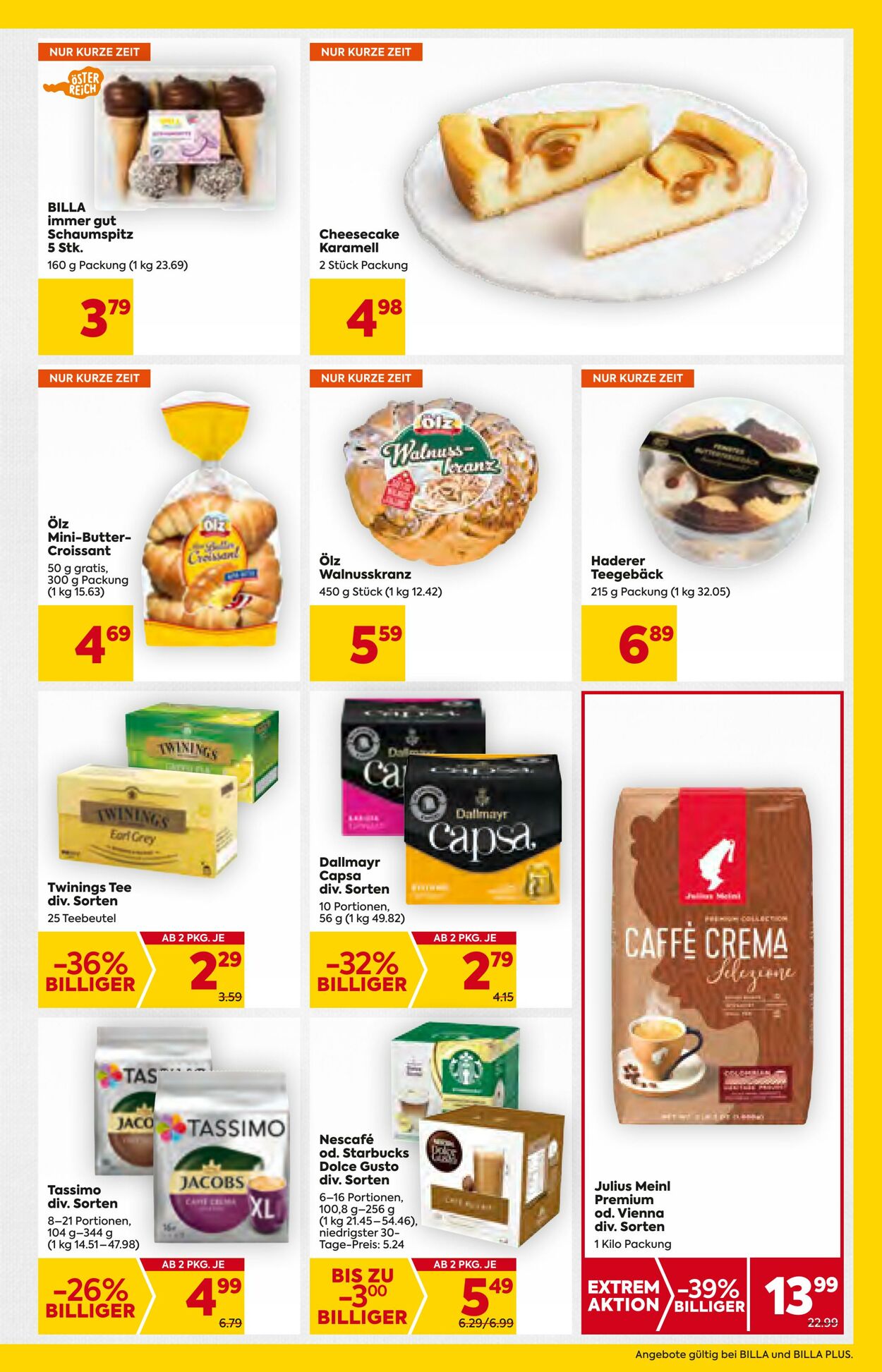 Prospekt Billa 25.10.2023 - 31.10.2023