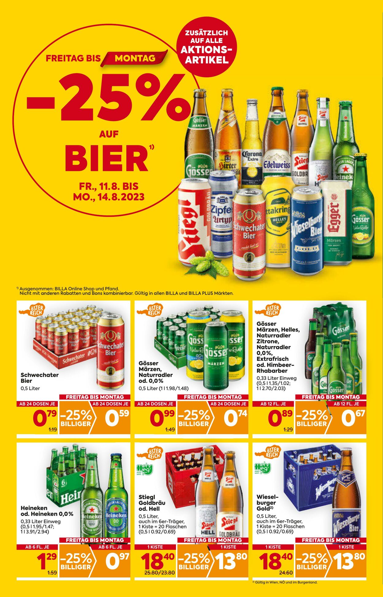 Prospekt Billa 10.08.2023 - 16.08.2023