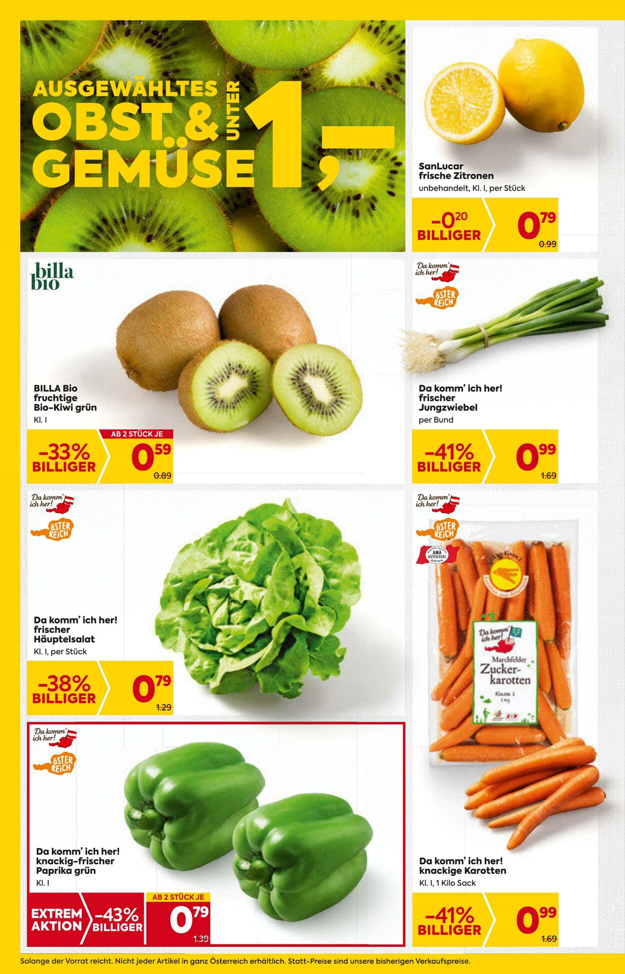 Prospekt Billa 10.08.2023 - 16.08.2023