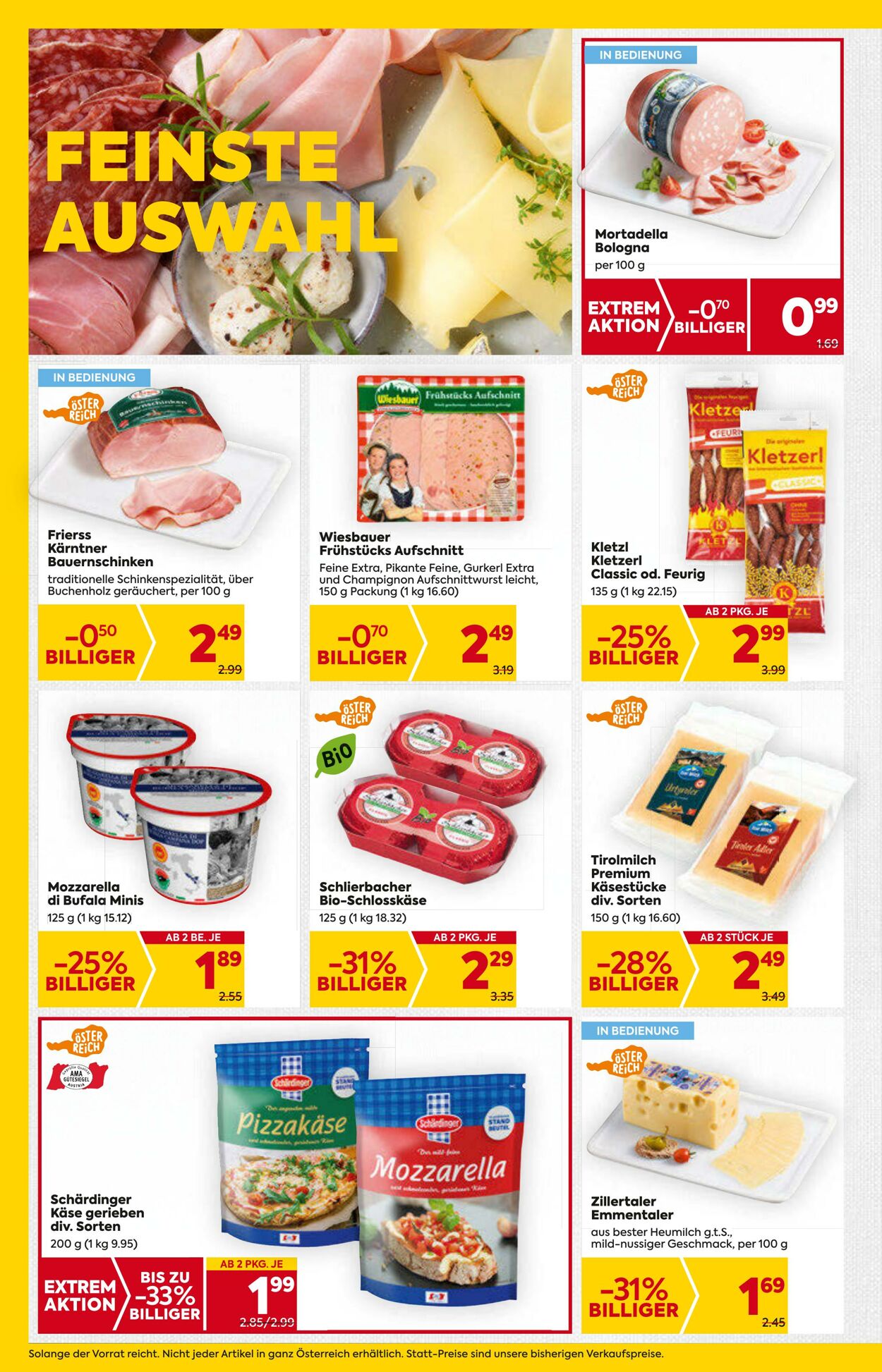 Prospekt Billa 10.08.2023 - 16.08.2023