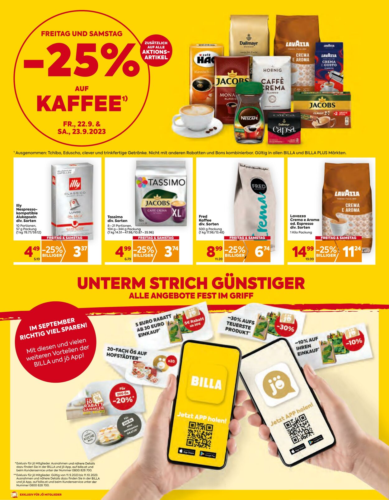 Prospekt Billa 21.09.2023 - 27.09.2023