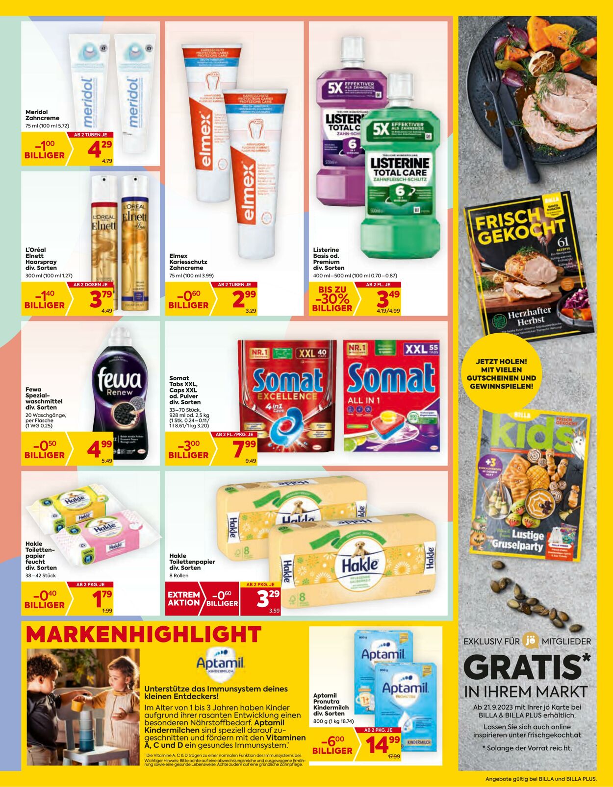 Prospekt Billa 21.09.2023 - 27.09.2023