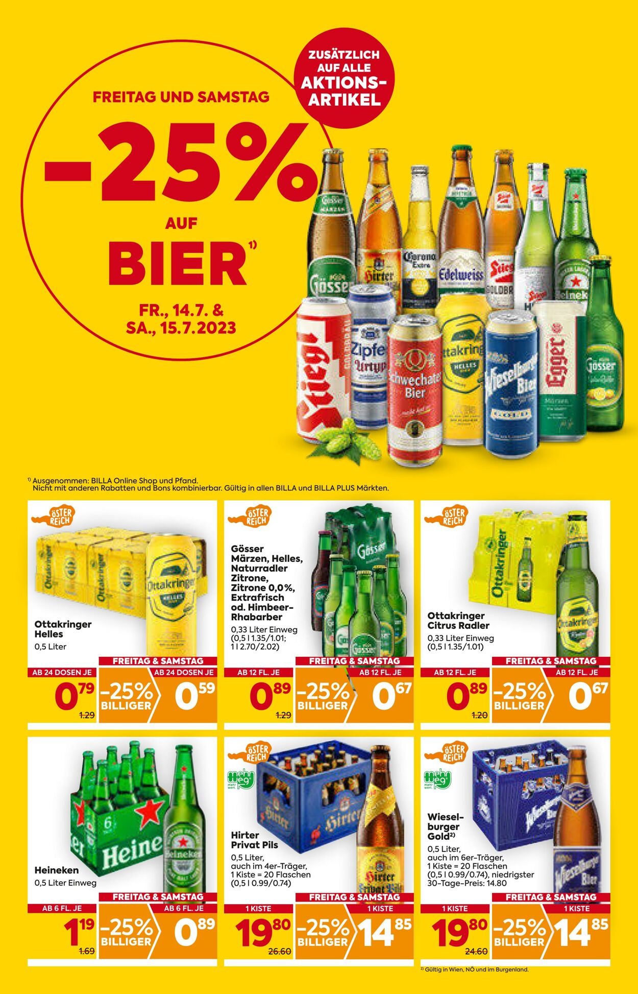 Prospekt Billa 13.07.2023 - 19.07.2023