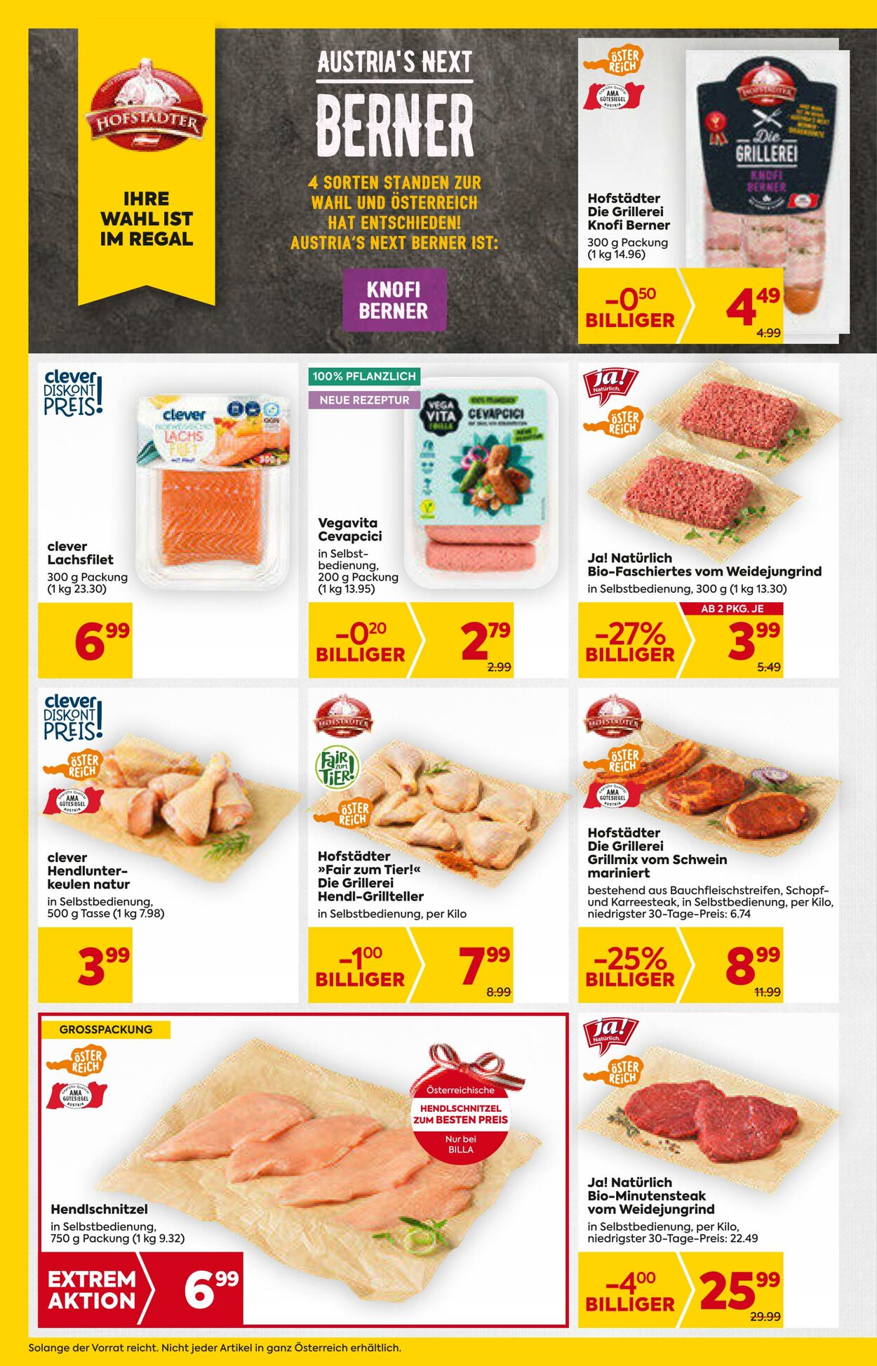 Prospekt Billa 13.07.2023 - 19.07.2023