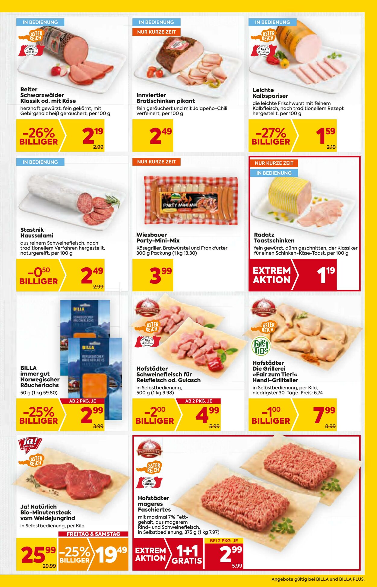 Prospekt Billa 24.08.2023 - 30.08.2023