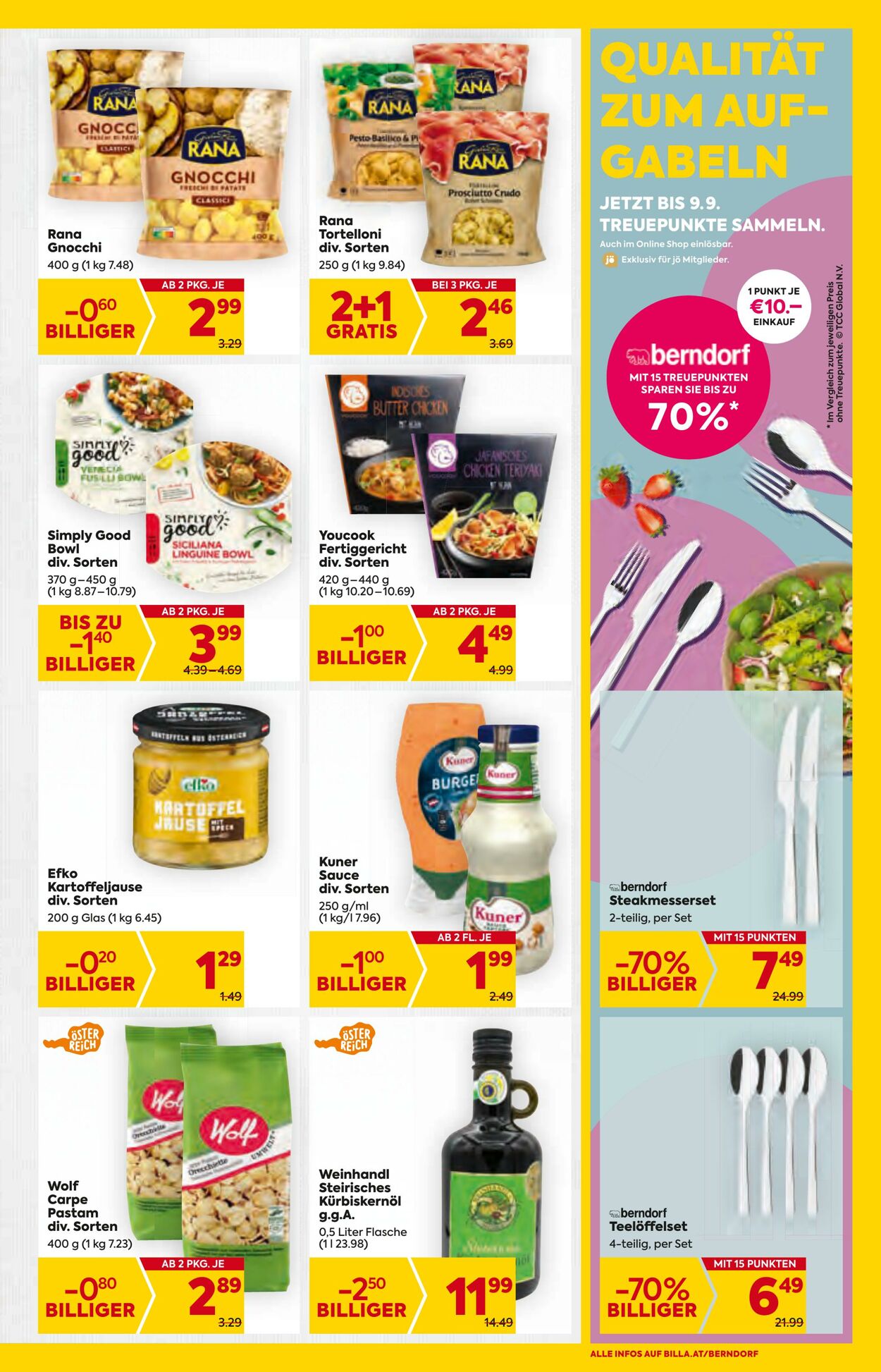Prospekt Billa 24.08.2023 - 30.08.2023