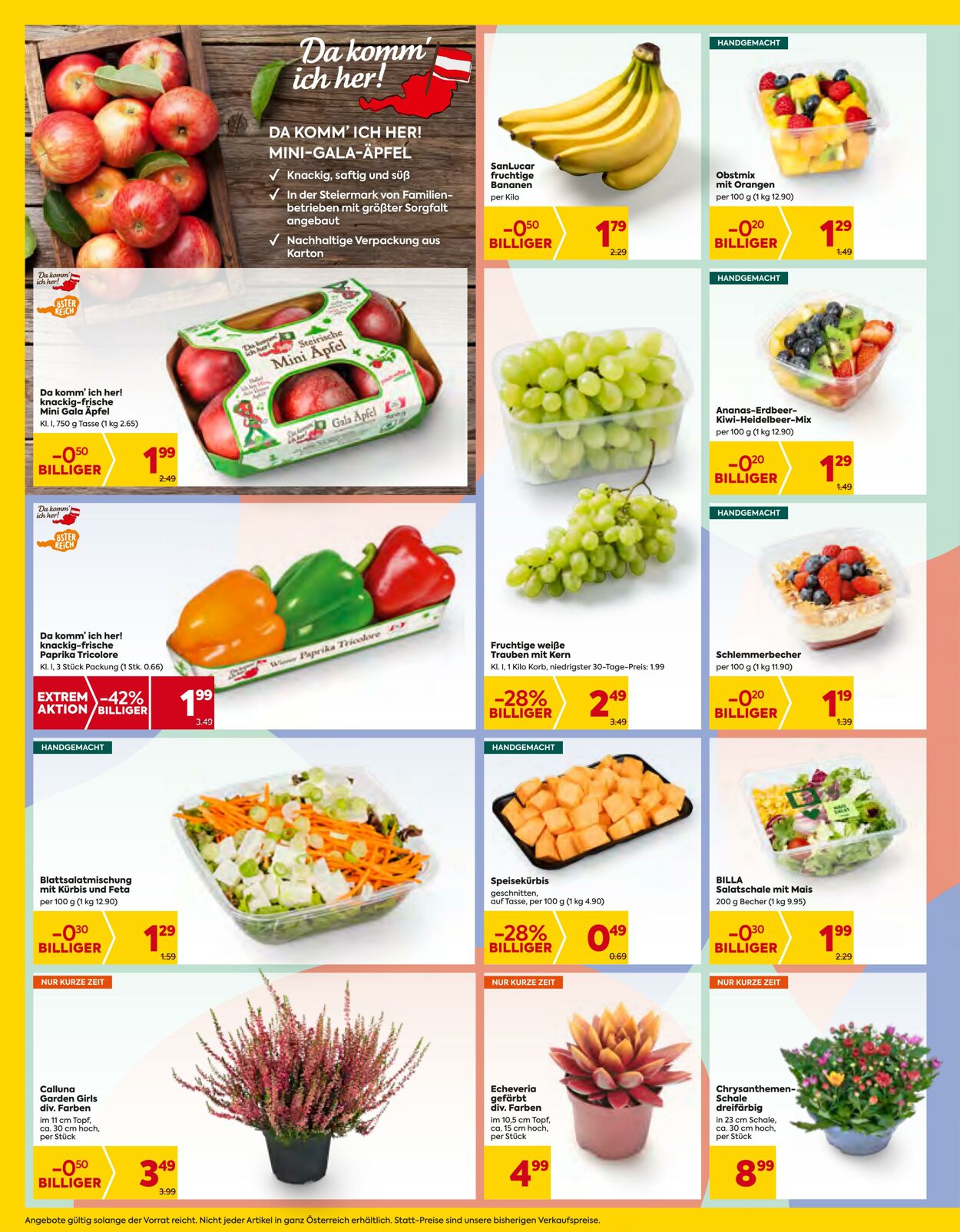 Prospekt Billa 28.09.2023 - 04.10.2023