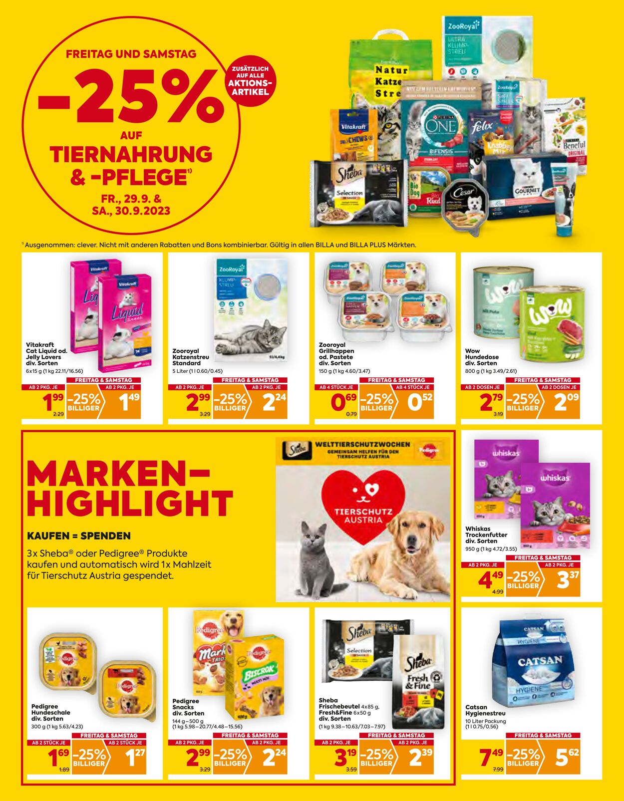 Prospekt Billa 28.09.2023 - 04.10.2023