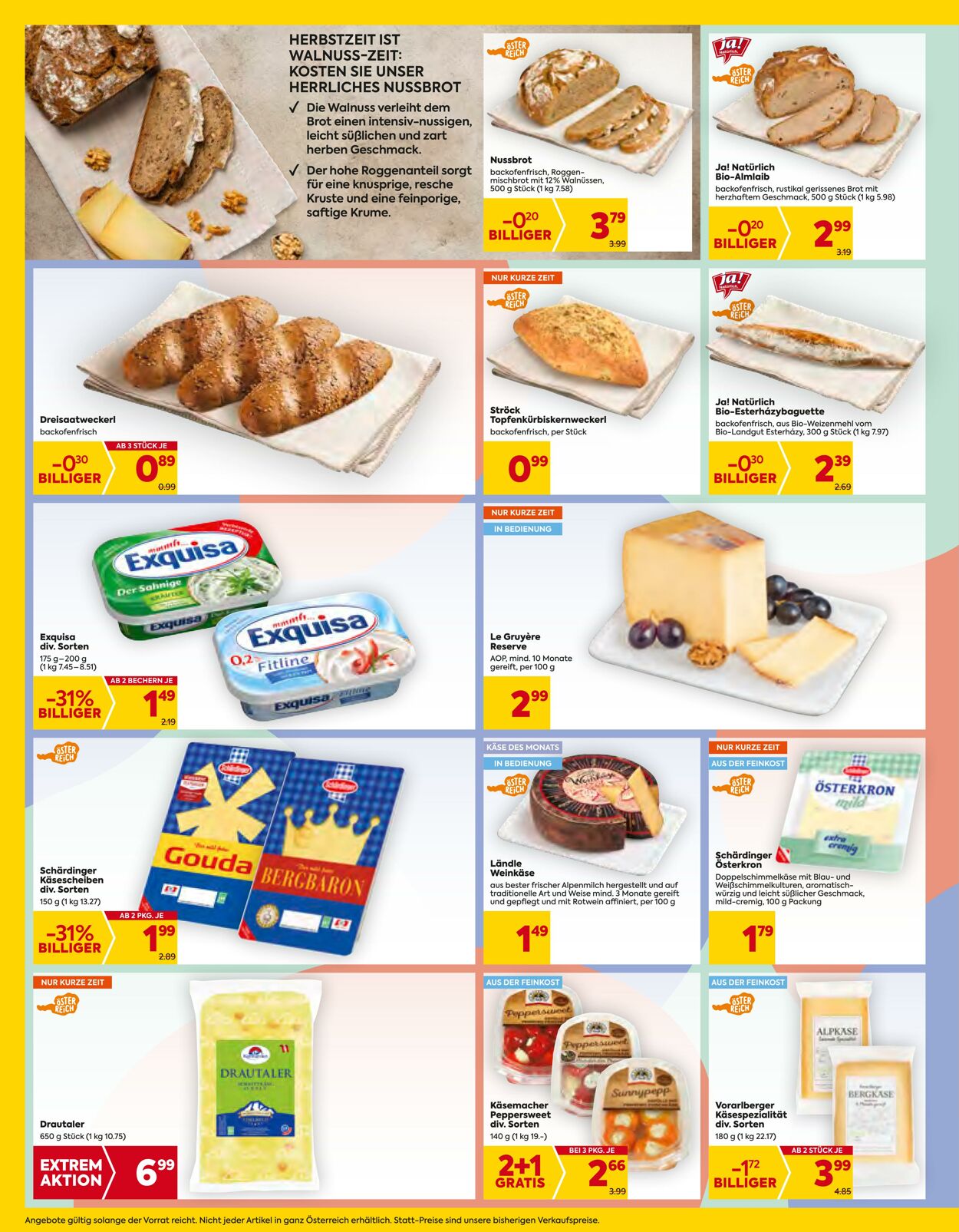 Prospekt Billa 28.09.2023 - 04.10.2023