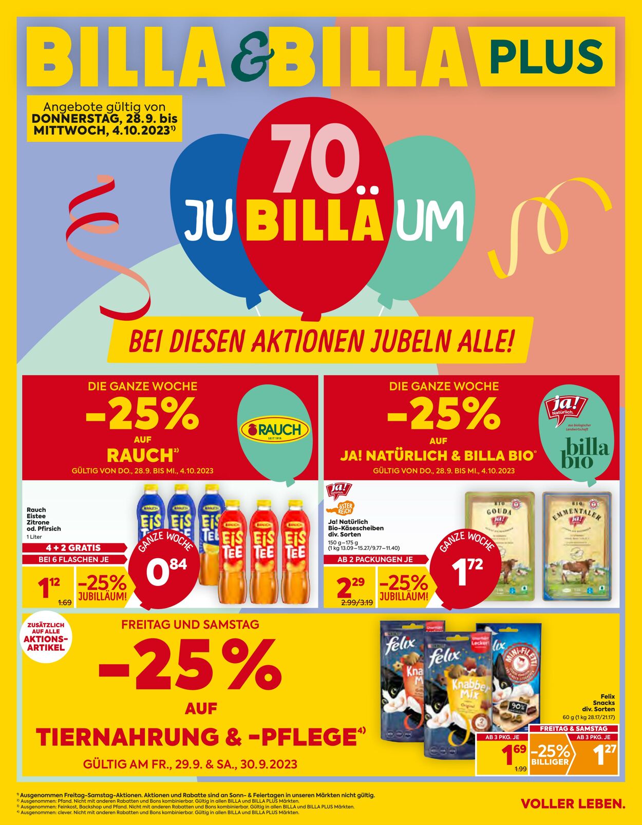 Prospekt Billa 28.09.2023 - 04.10.2023
