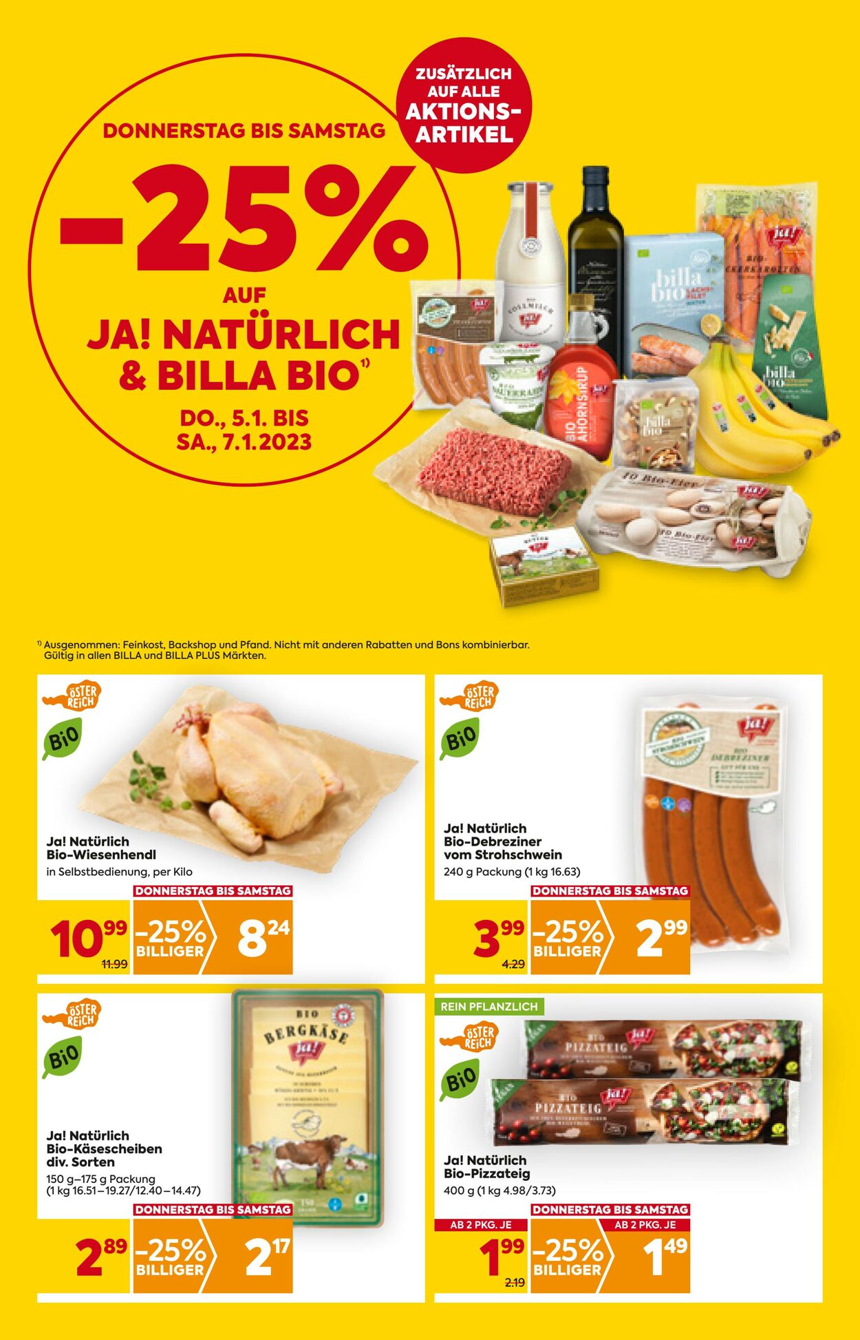 Prospekt Billa 02.01.2023 - 11.01.2023