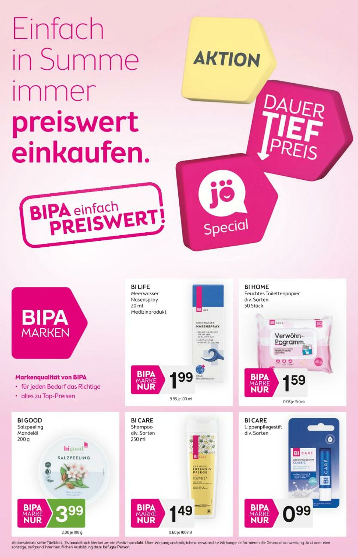 Prospekt BIPA 19.10.2023 - 01.11.2023