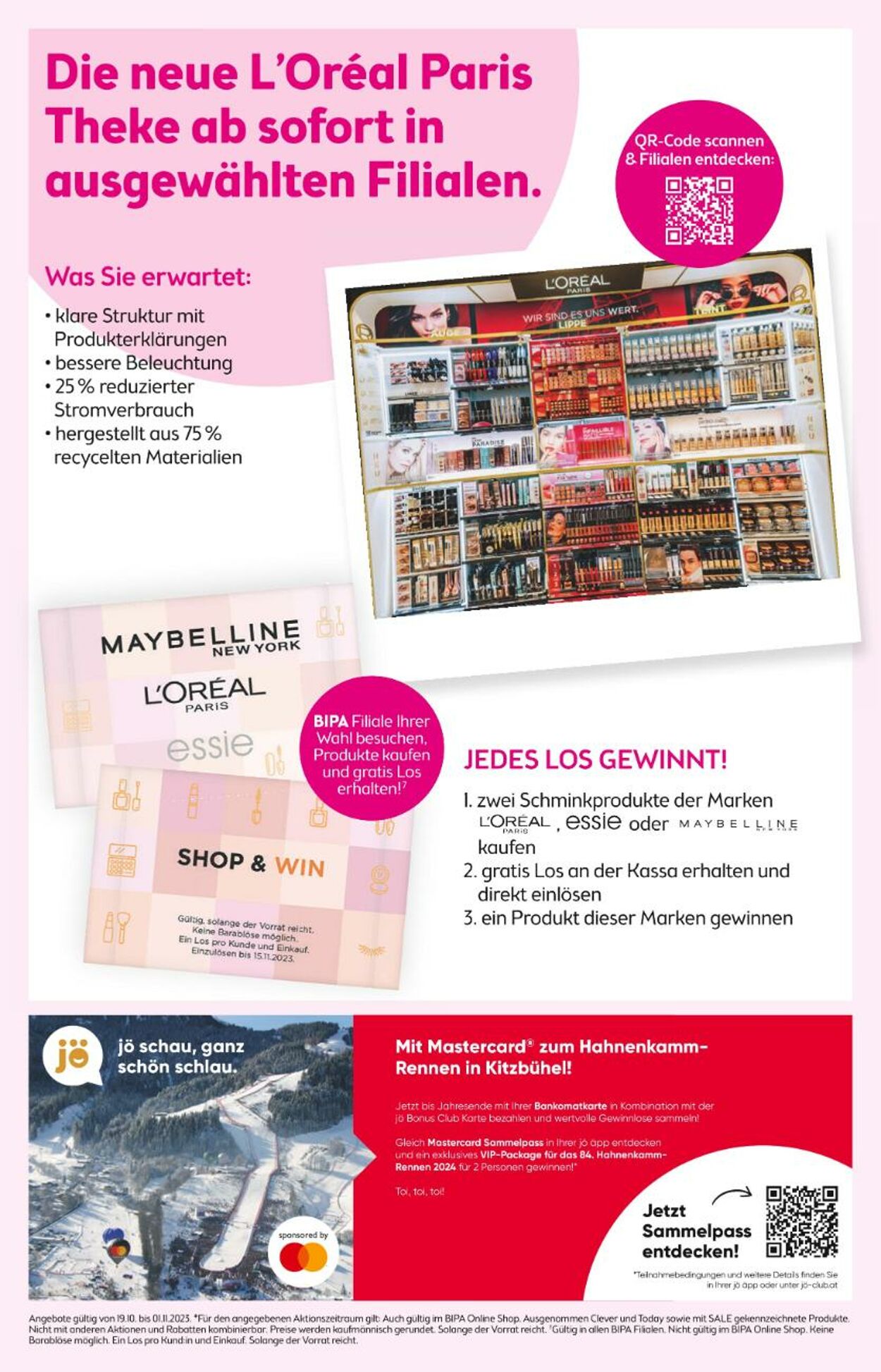 Prospekt BIPA 19.10.2023 - 01.11.2023