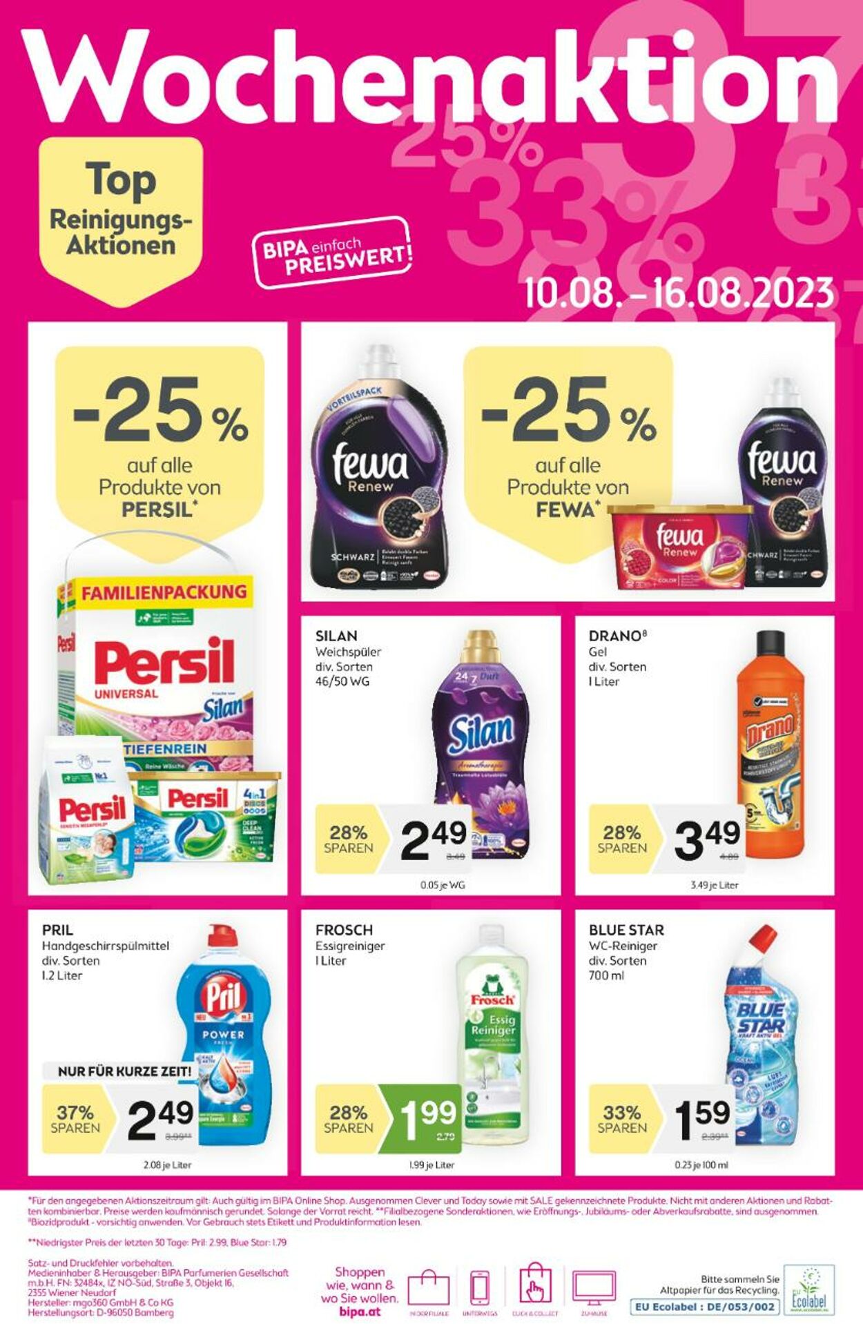 Prospekt BIPA 10.08.2023 - 23.08.2023