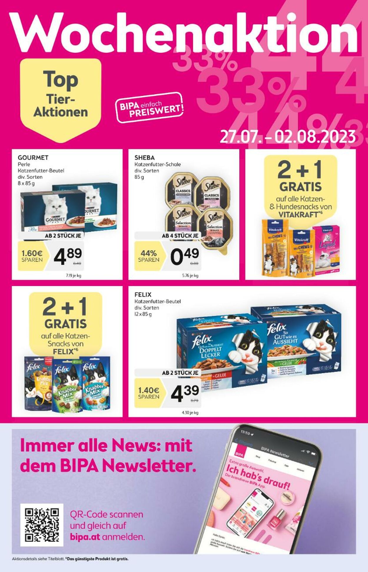 Prospekt BIPA 27.07.2023 - 09.08.2023