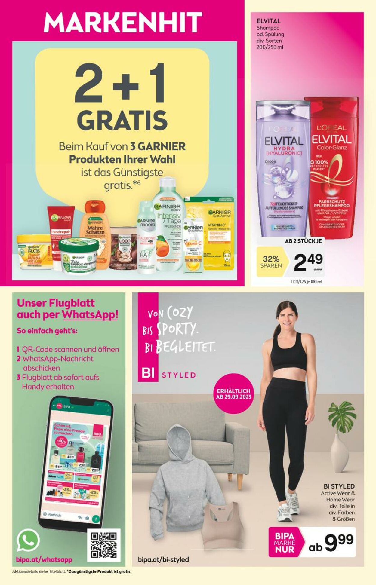 Prospekt BIPA 21.09.2023 - 04.10.2023