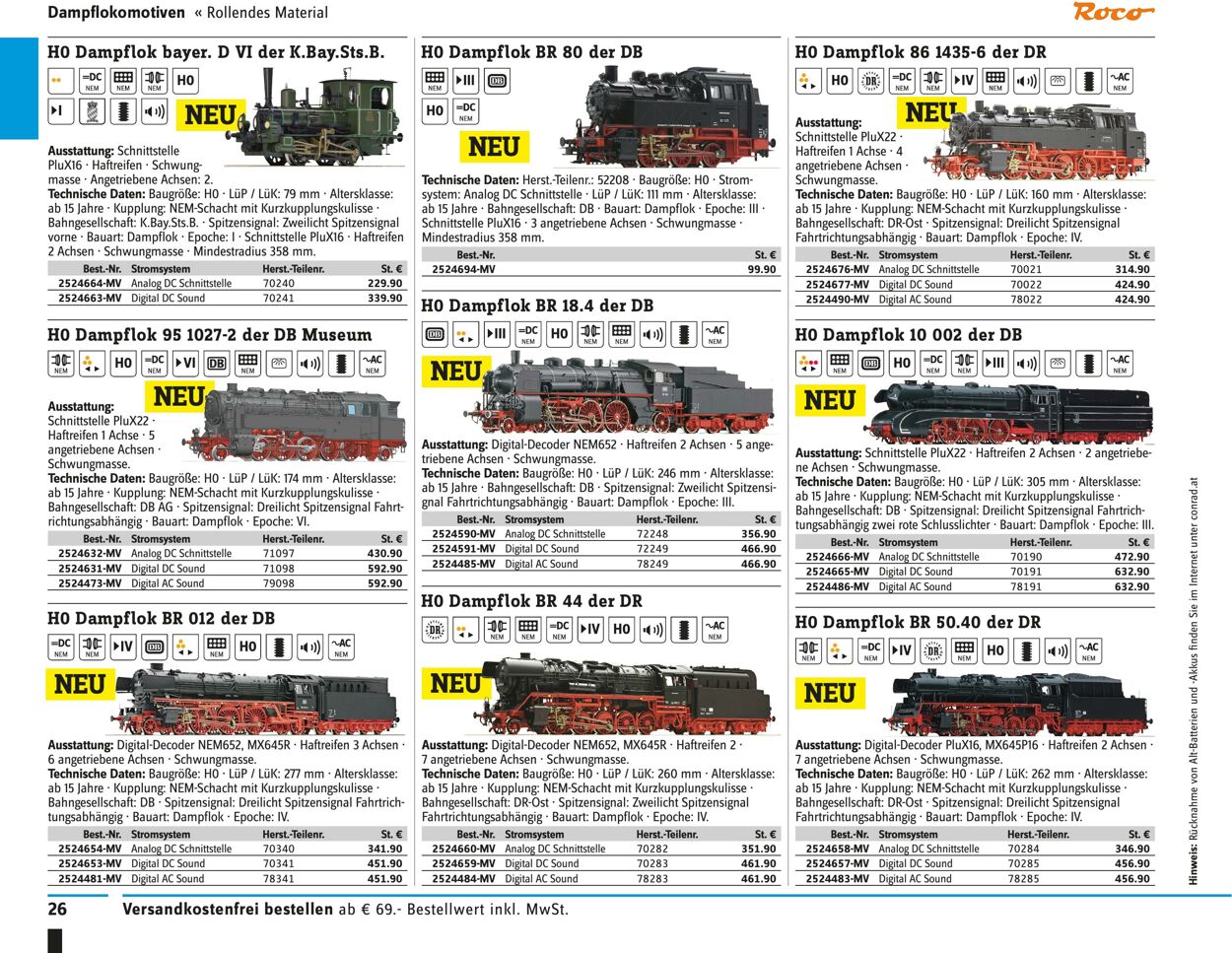 Prospekt Conrad 01.09.2022 - 28.02.2023