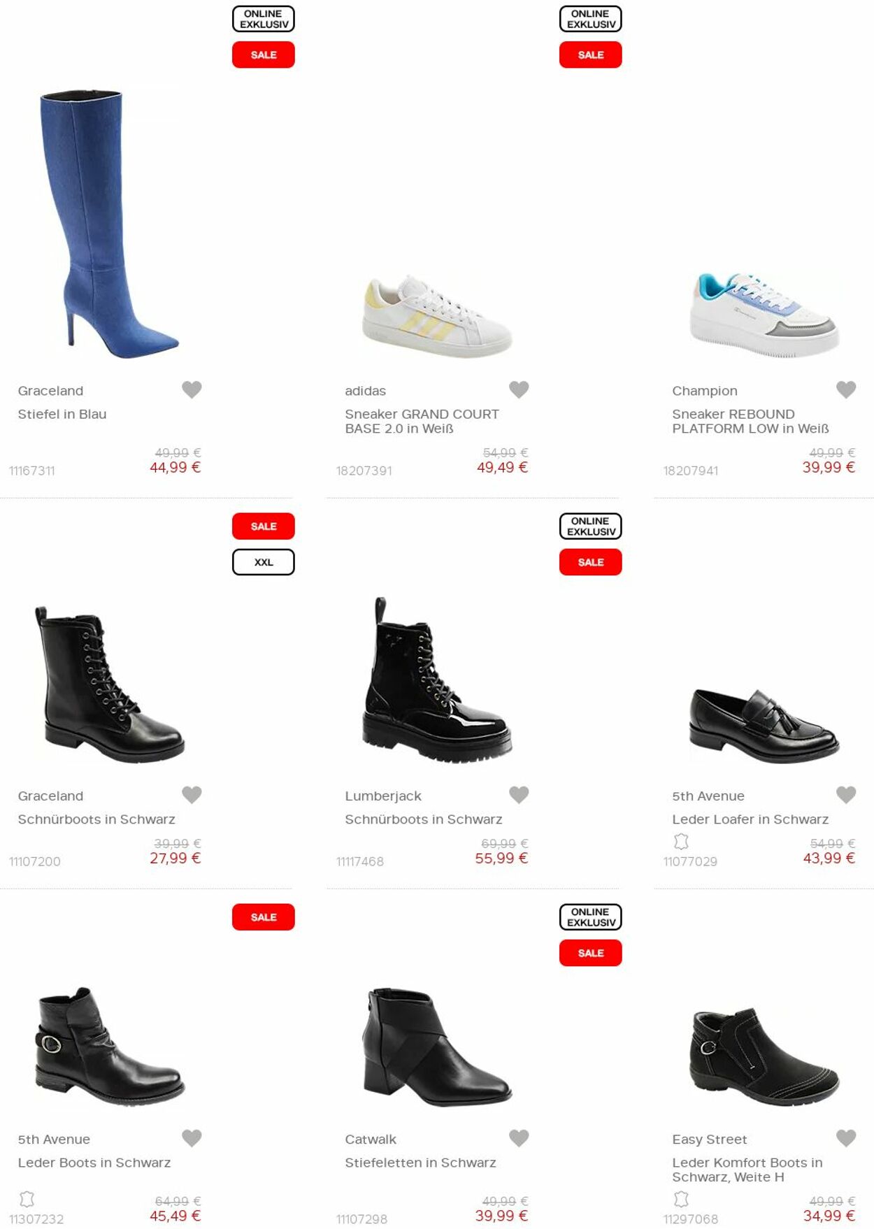 Prospekt Deichmann 01.01.2023 - 16.01.2023