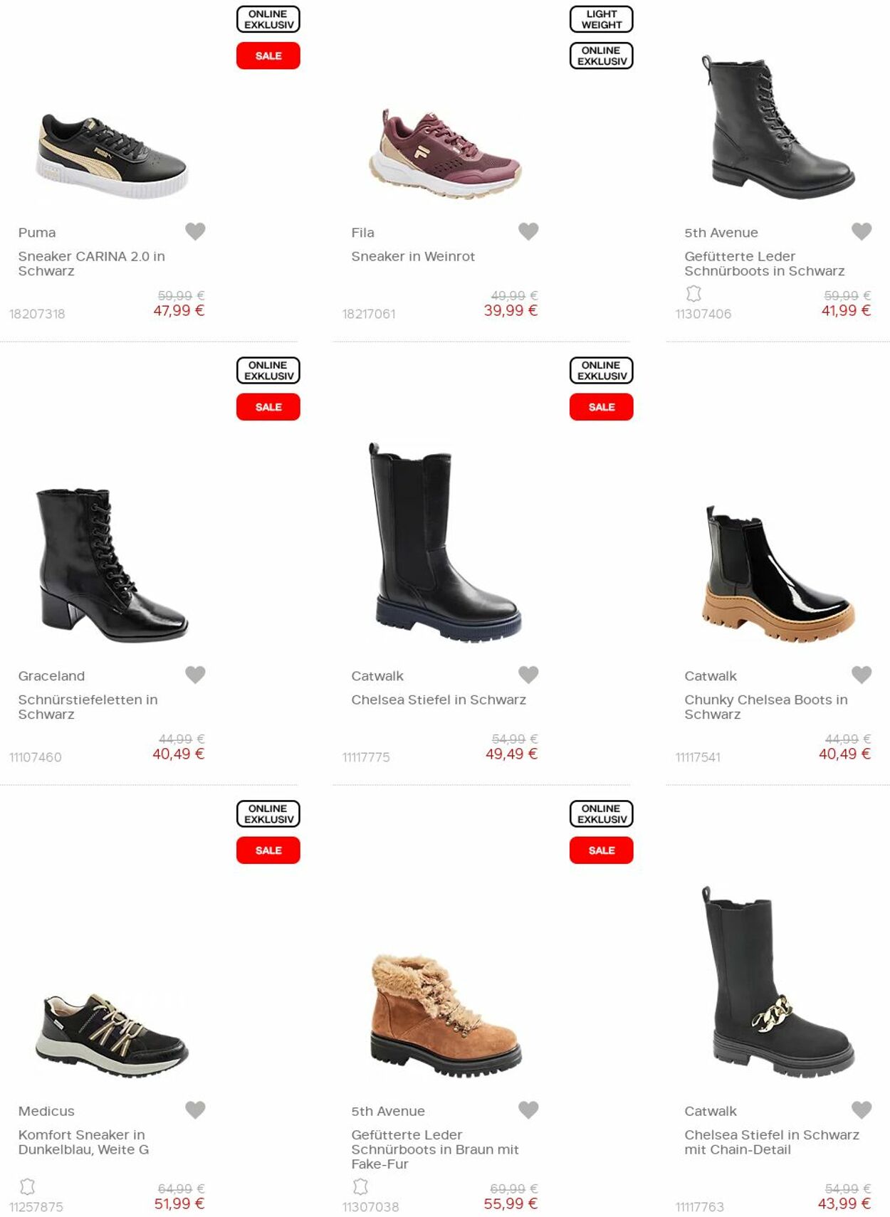 Prospekt Deichmann 01.01.2023 - 16.01.2023