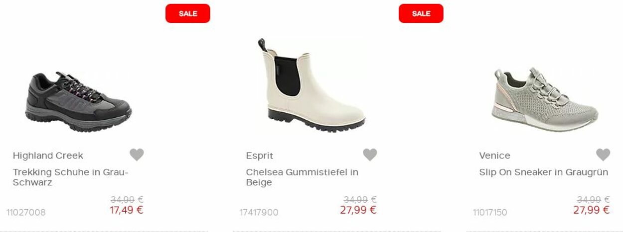 Prospekt Deichmann 01.01.2023 - 16.01.2023