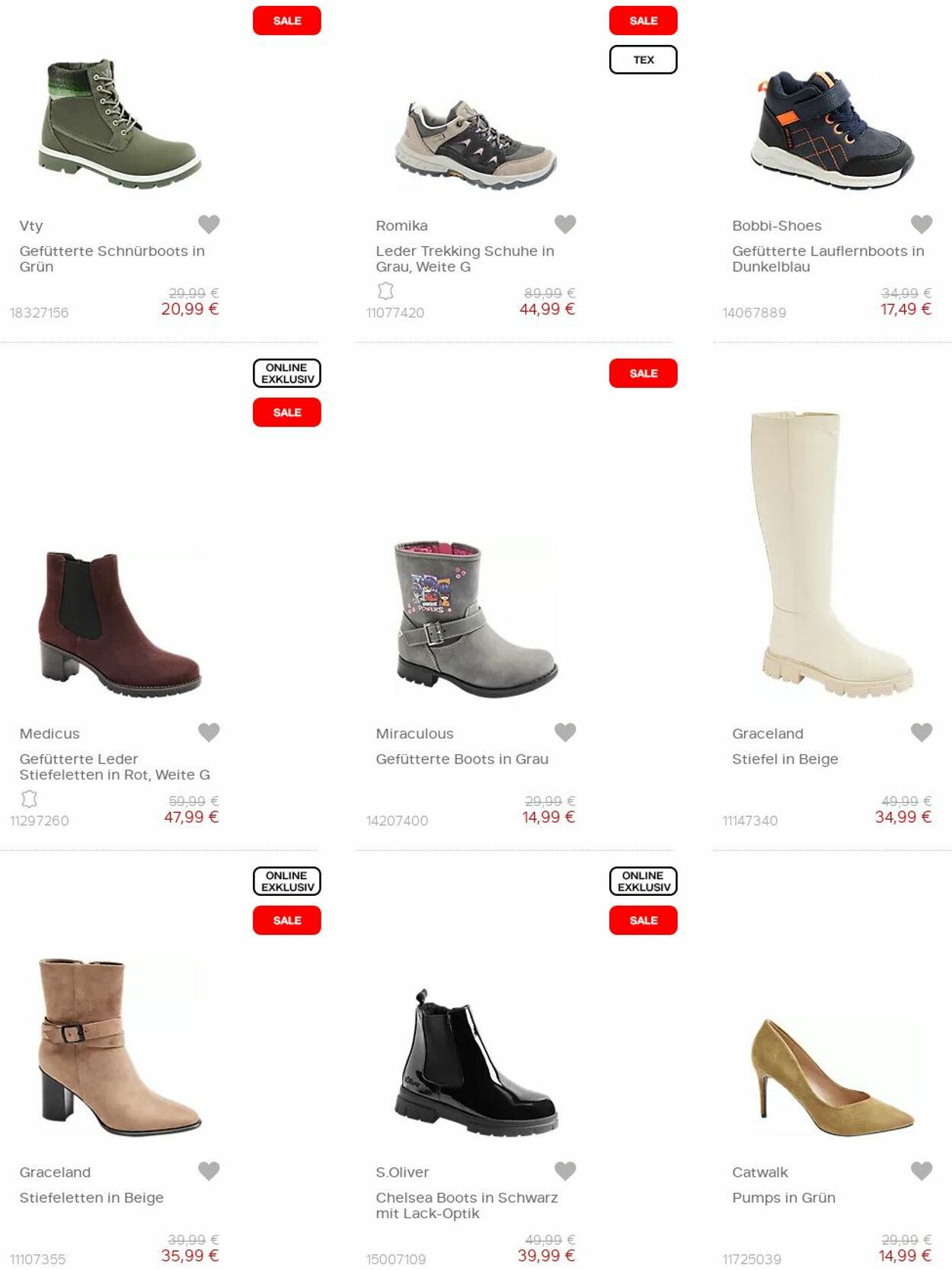 Prospekt Deichmann 01.01.2023 - 16.01.2023