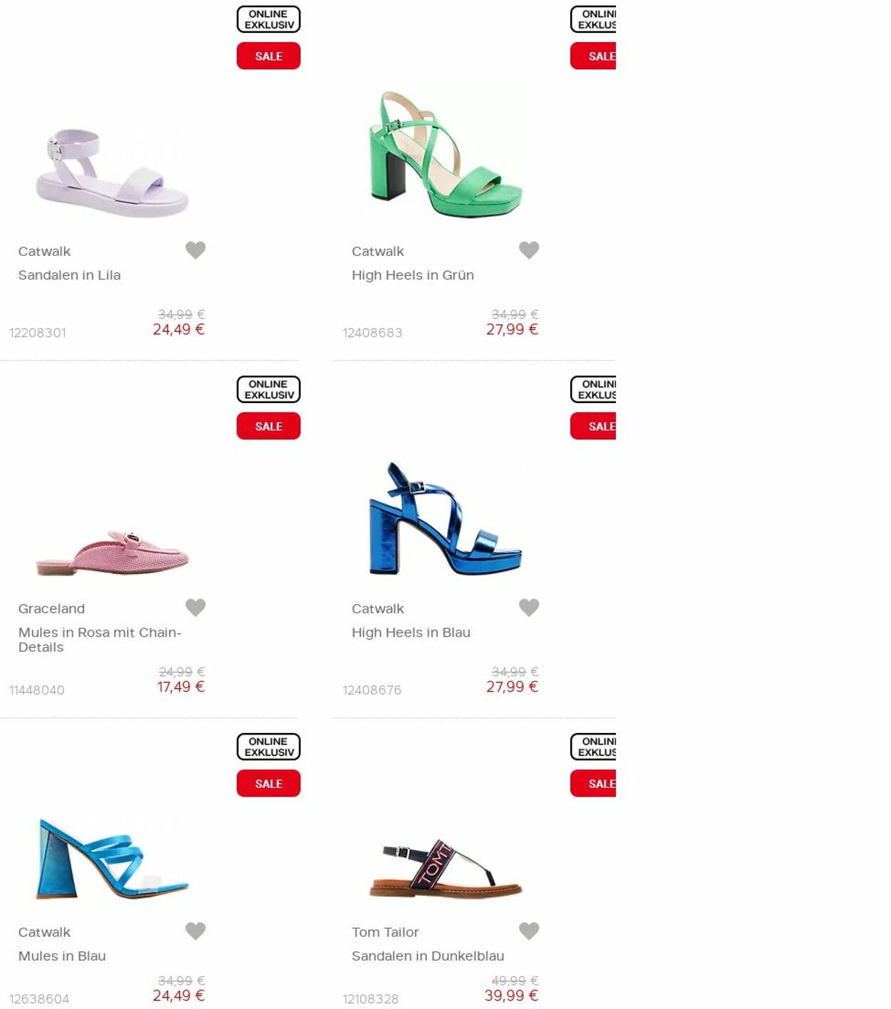 Prospekt Deichmann 16.08.2023 - 31.08.2023