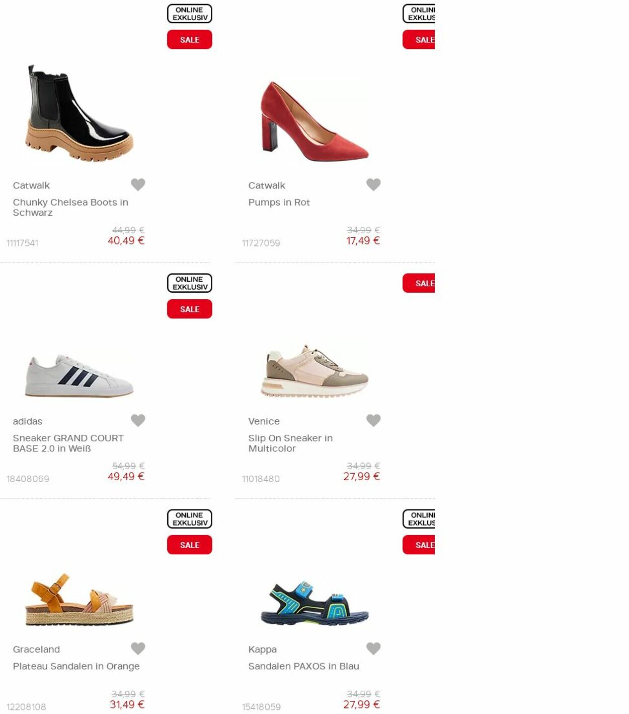 Prospekt Deichmann 16.08.2023 - 31.08.2023